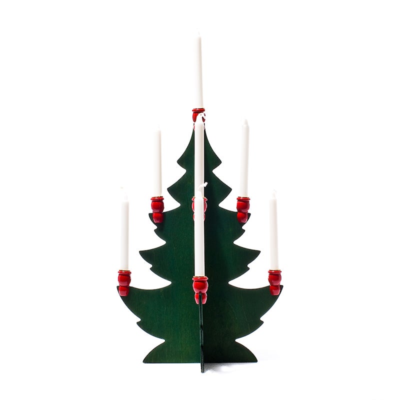 Candle Holder Christmas Tree 9 Candles