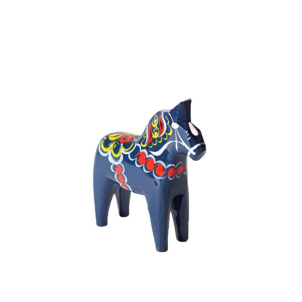 Dalahäst Blå 13 cm