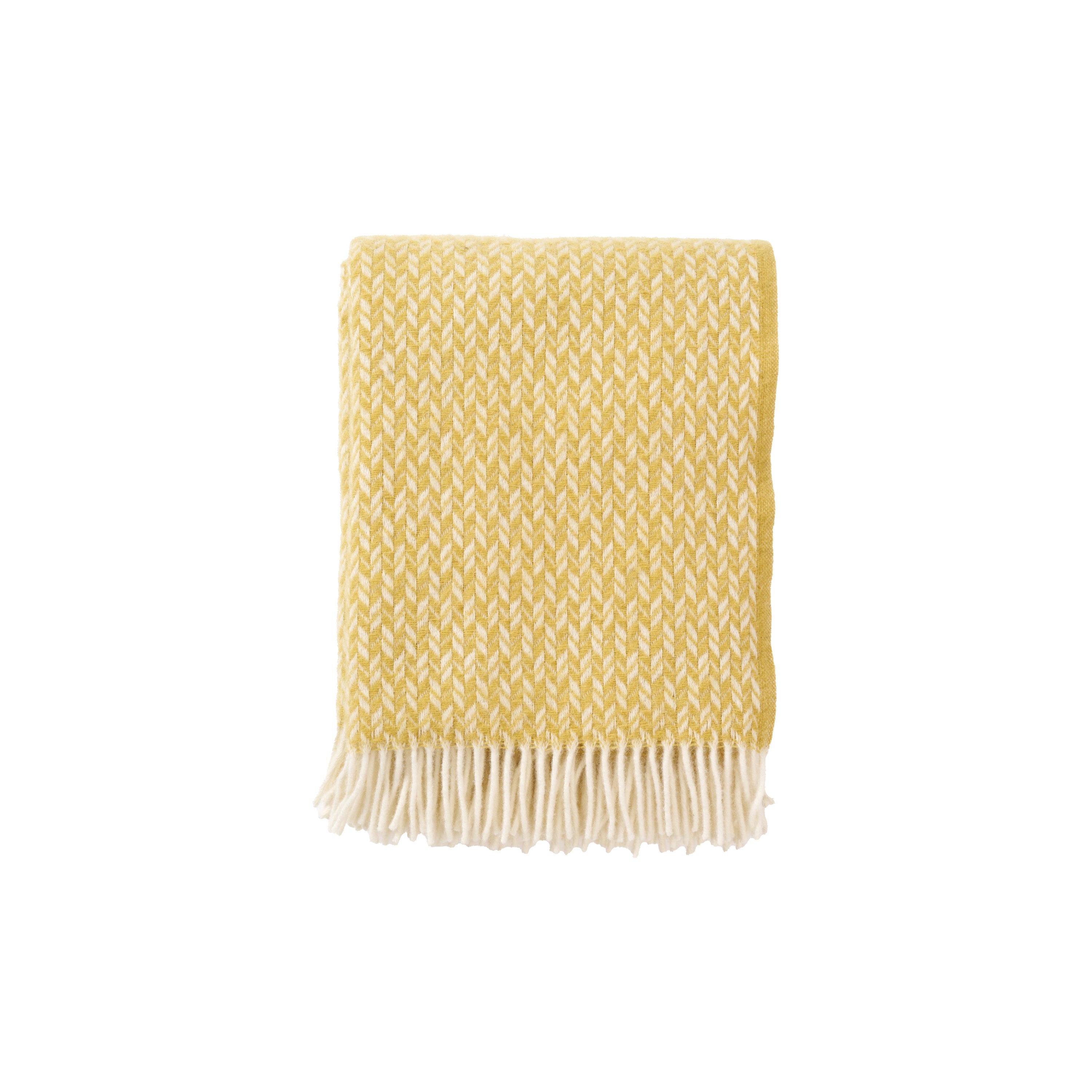 Klippan Pläd Lovik Halmgul