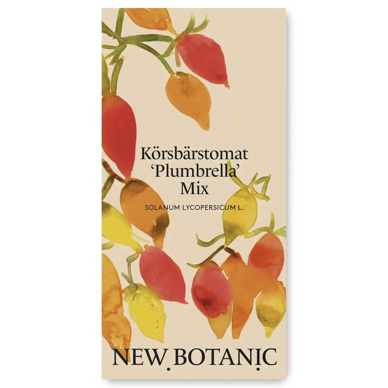 Seed Packet – Cherry Tomato ‘Plumbrella’ Mix