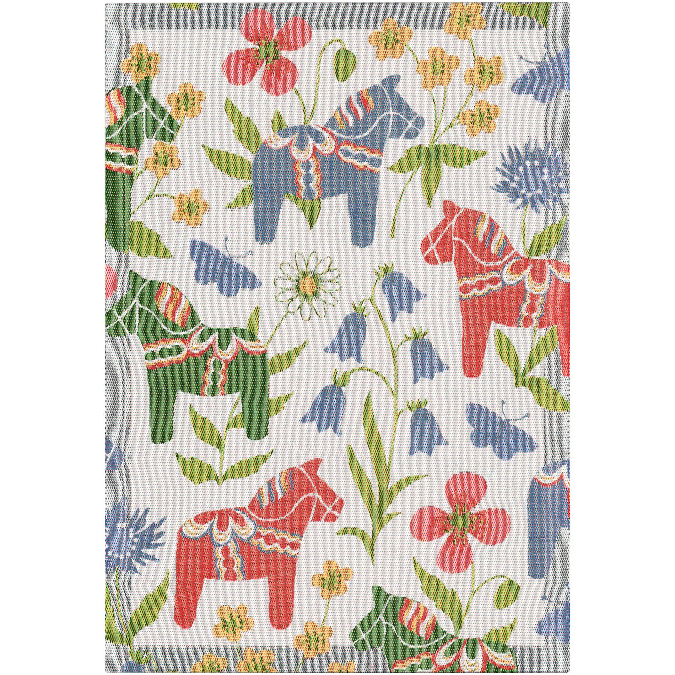 Handduk Blomsterhäst 35x50