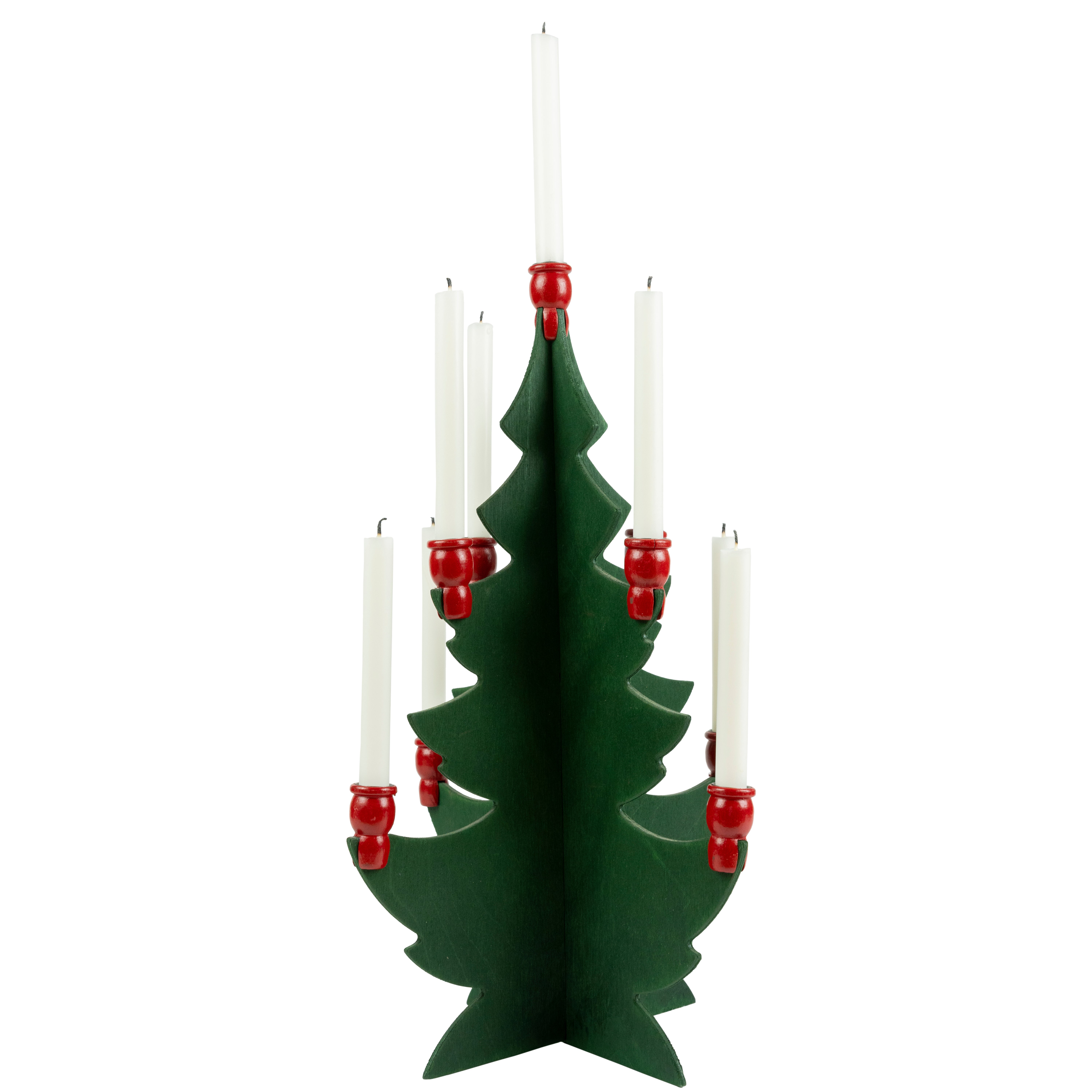 Candle Holder Christmas Tree 9 Candles