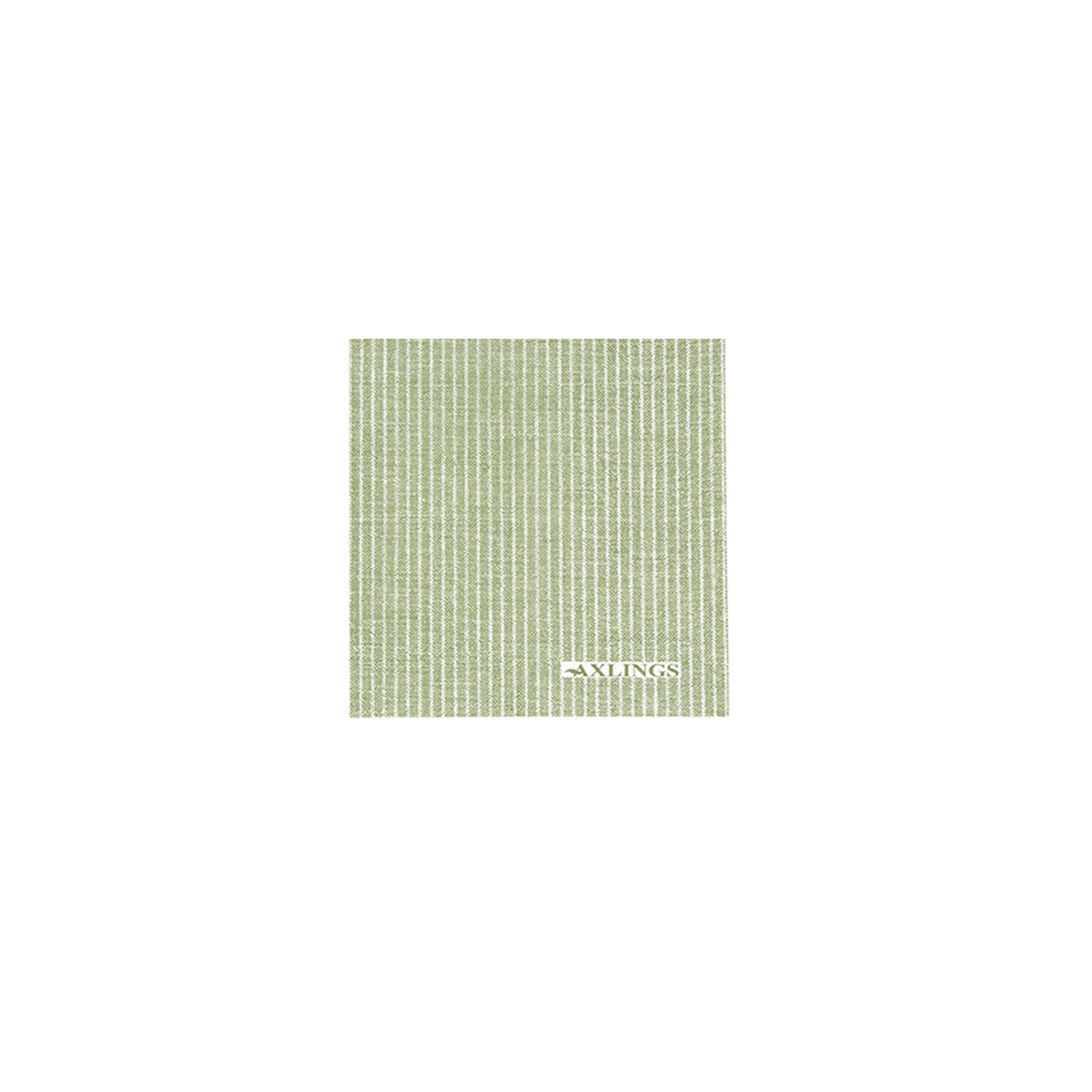 Napkin Pinstripe Green 40-pack 24x24