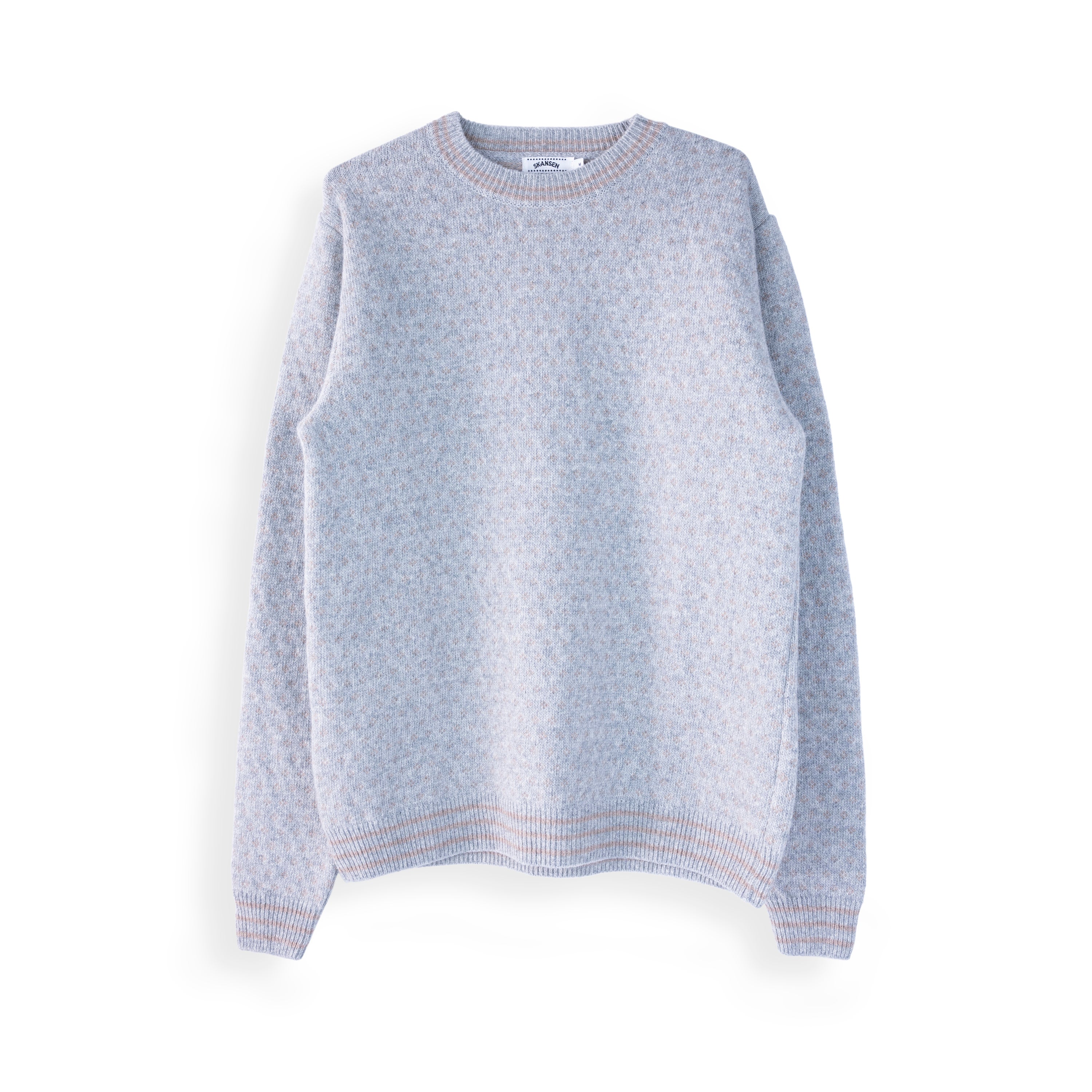 Tröja Merino Beige & Grå