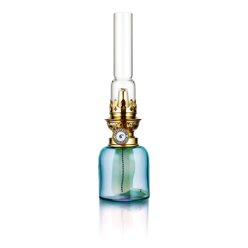 Koholmen Kerosene Lamp Aquamarine