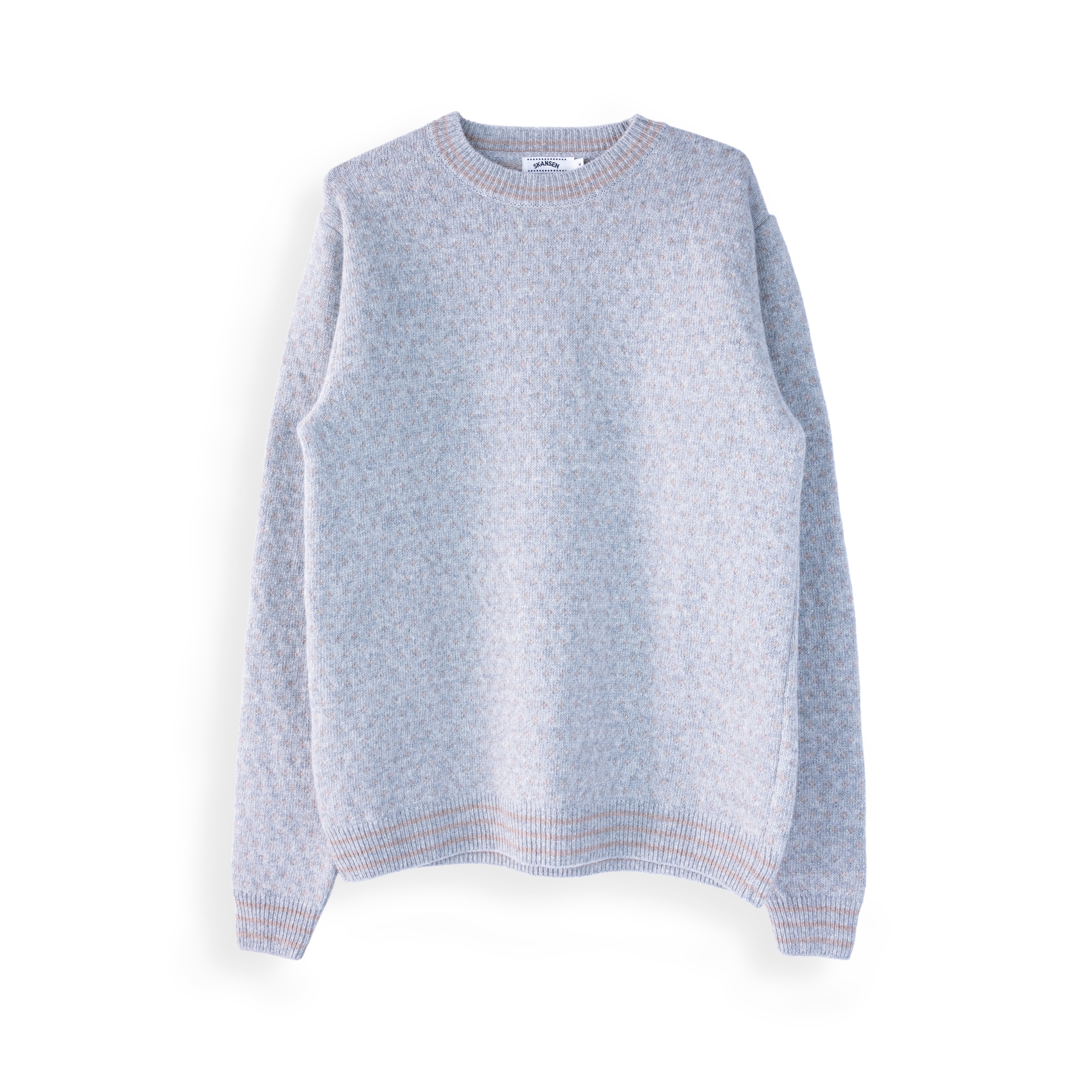 Tröja Merino Beige & Grå