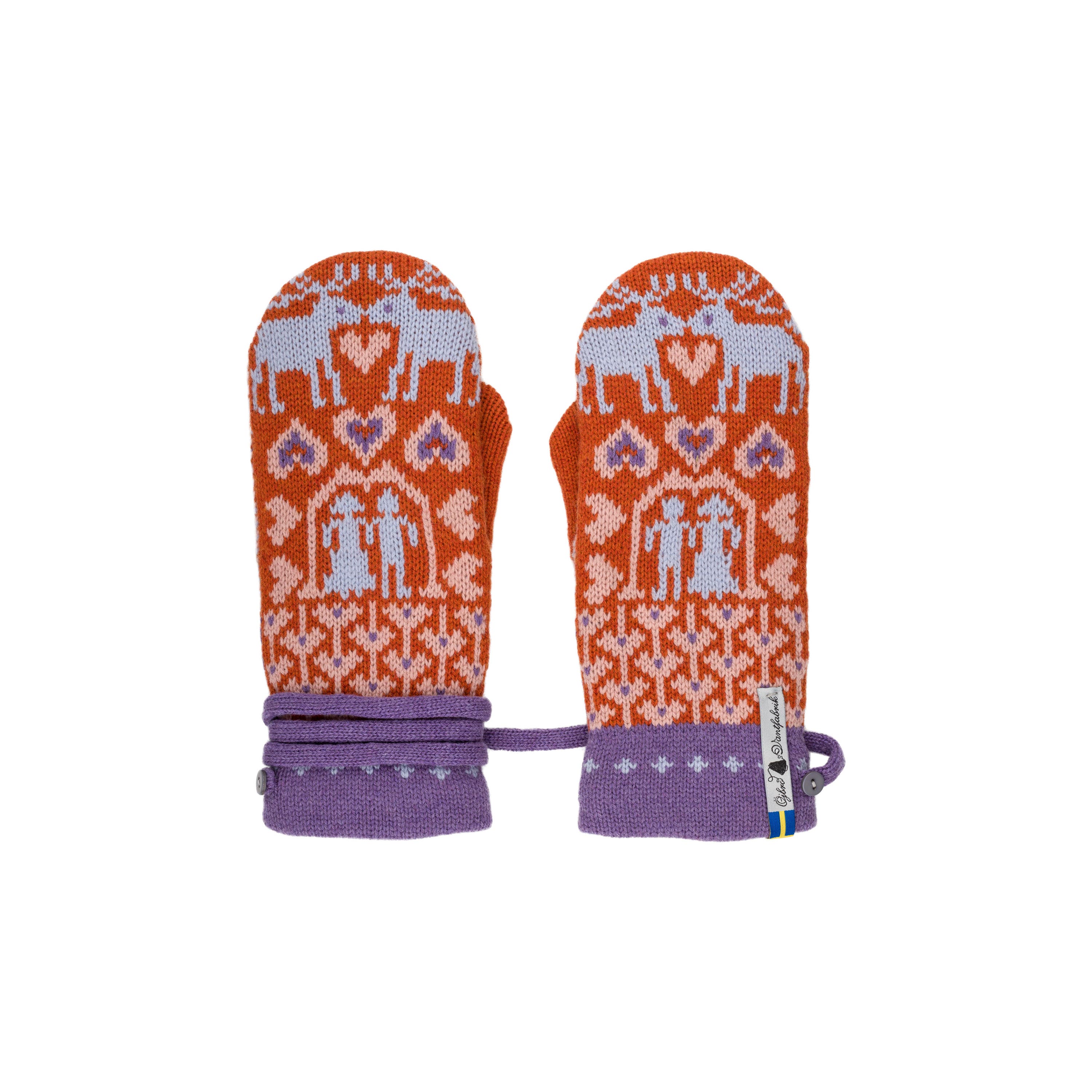 Wool Mittens Fästfolk Estelle&Esbjörn