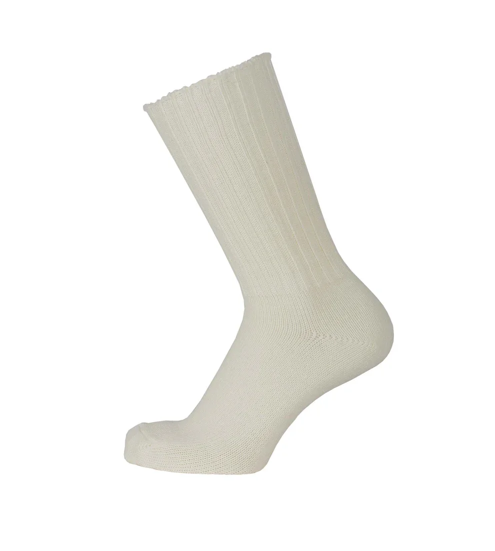Cai Wool Sock Skogslyckan White