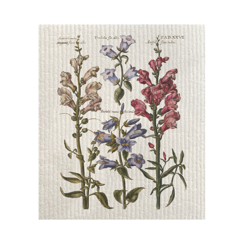 Disktrasa Blå Blomster