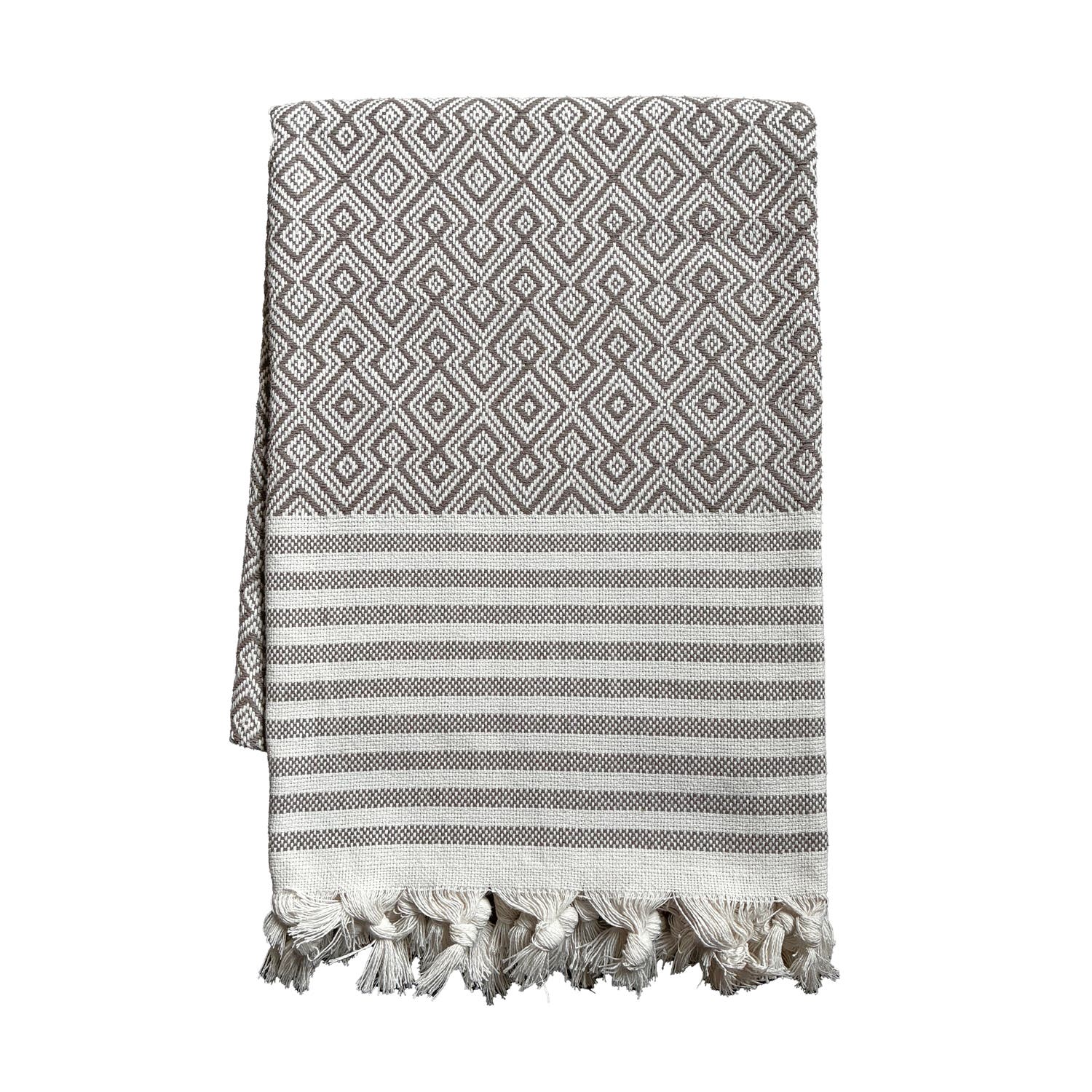 Diamond Throw Brown 130x170 cm