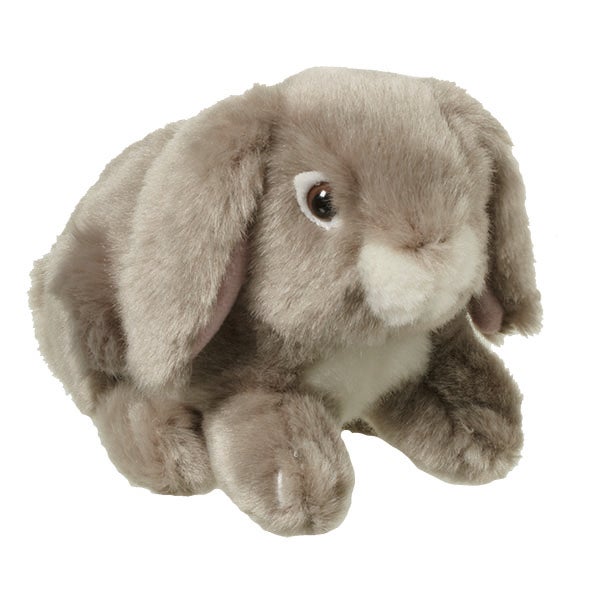 Plush Toy Grey Bunny Mini