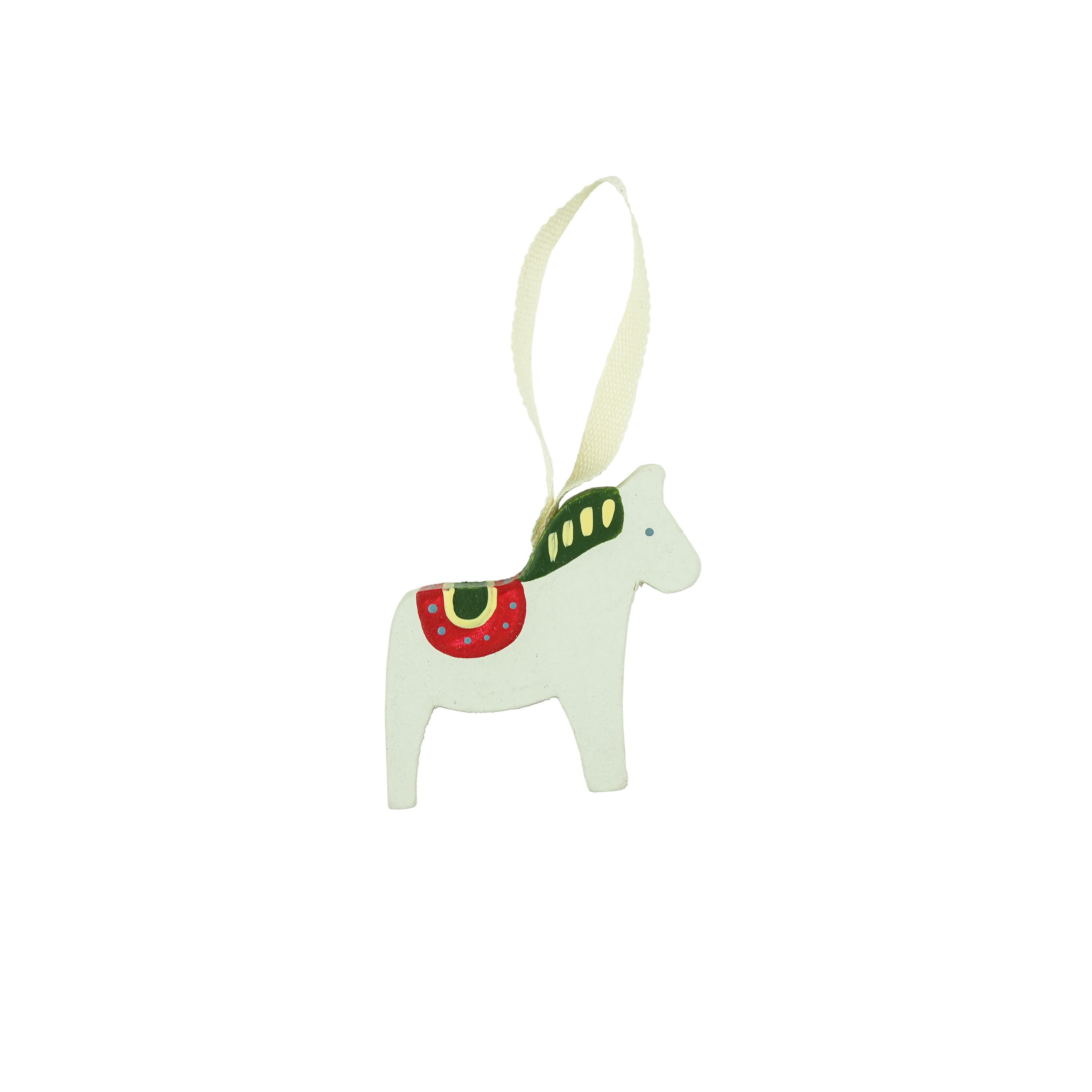 Ornament Horse White