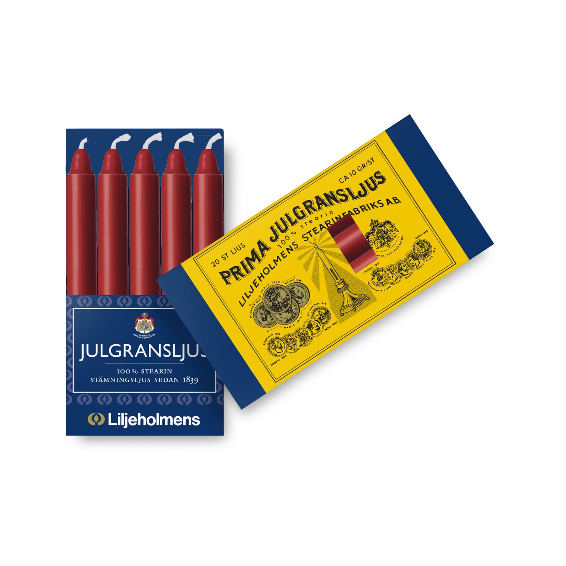 Julgransljus Röd 20-pack