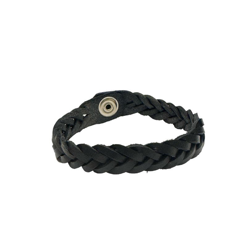 Leather Bracelet, Black