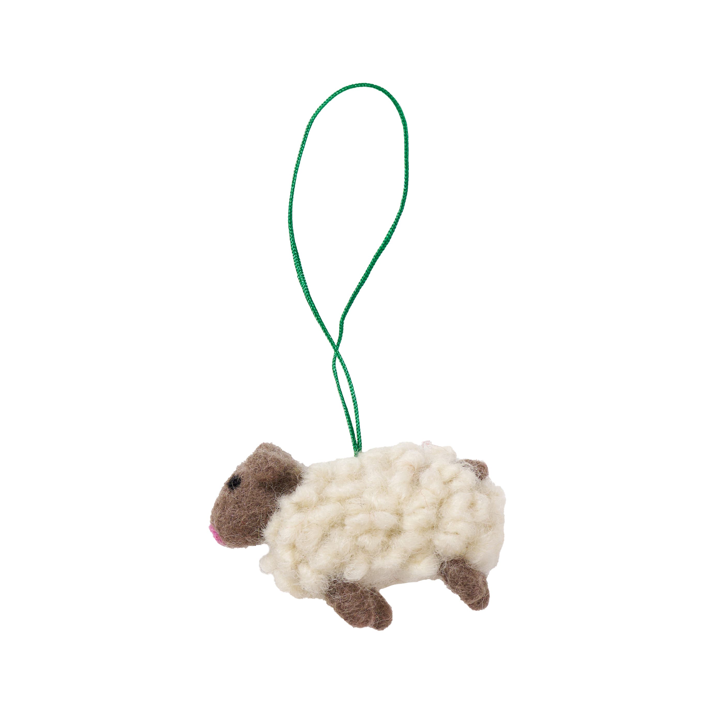 Hänge Får Filtad Ull