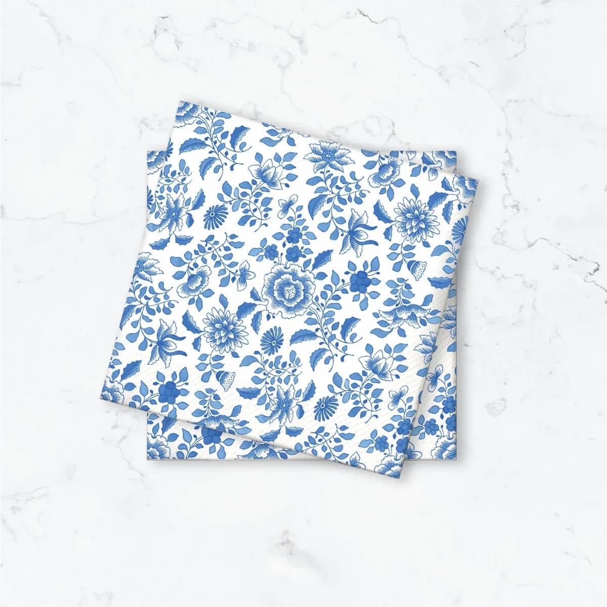 Servett Nejlika blå 40×40 cm 50 st