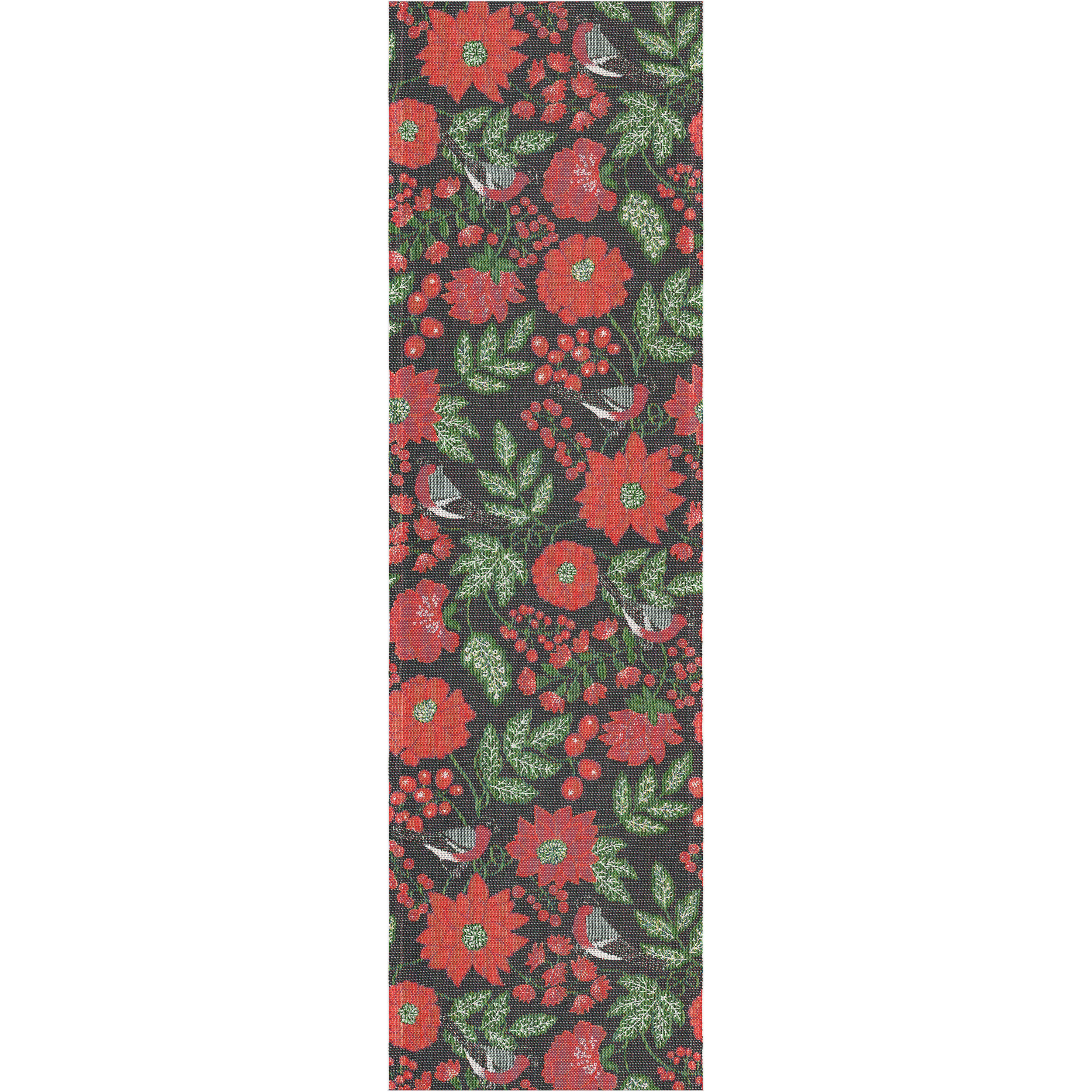 Table Runner Julfåglar 35x120