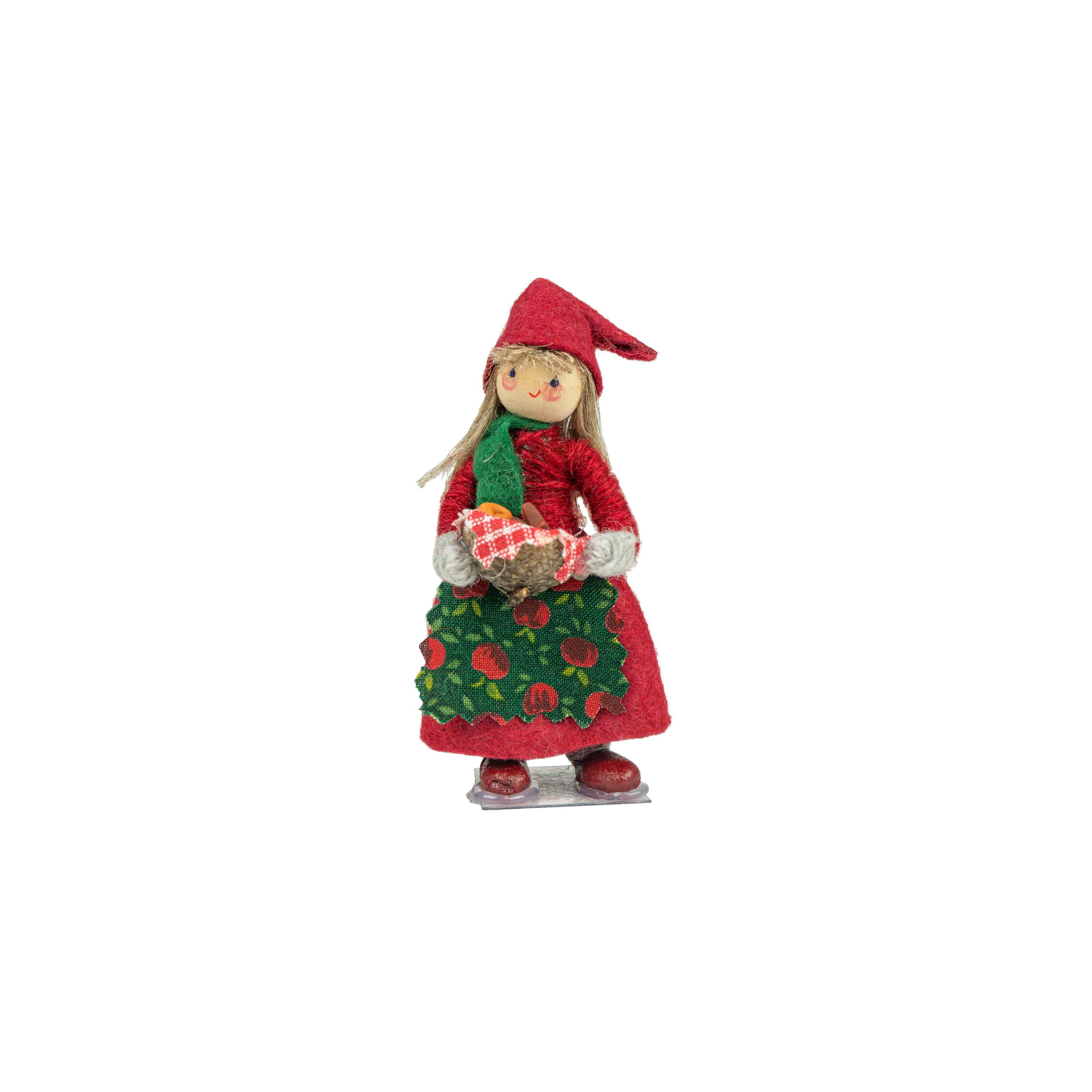 Santa Girl with Christmas Cookies