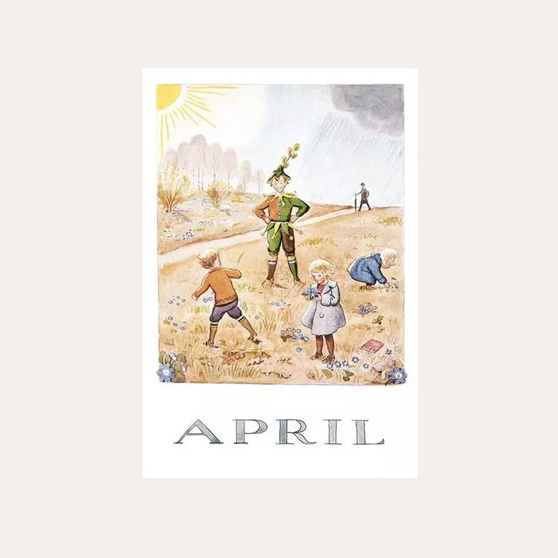 Monthly Card Beskow April