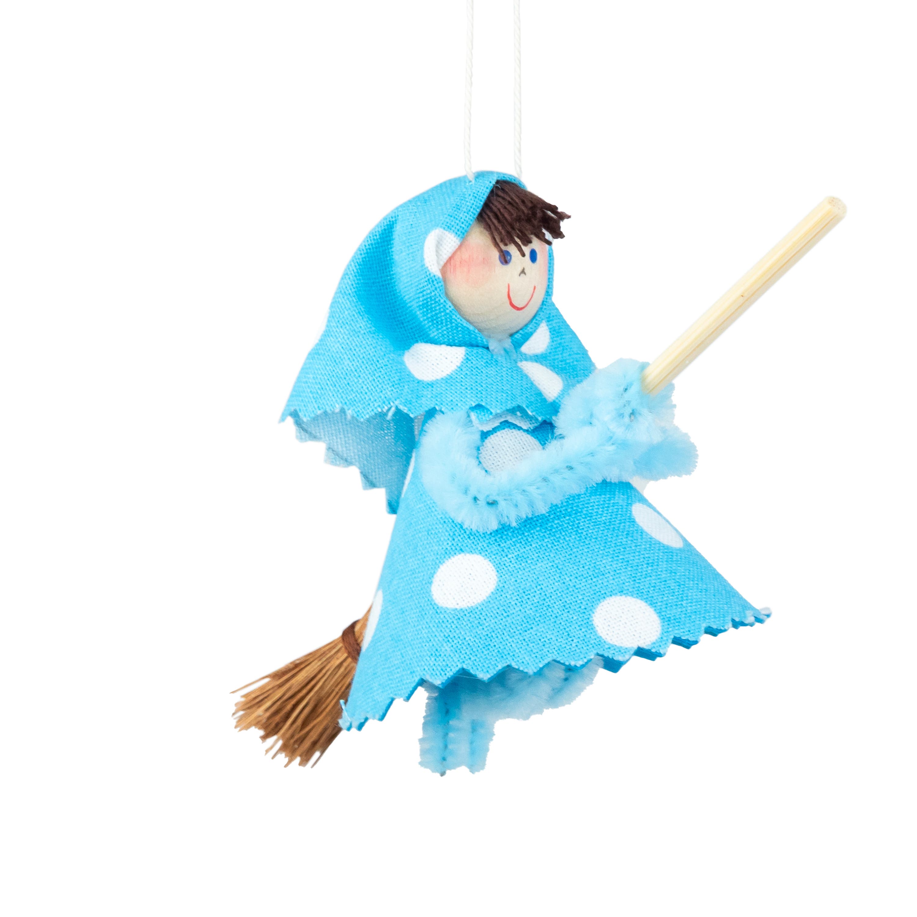 Påskhänge Påskkärring Blå