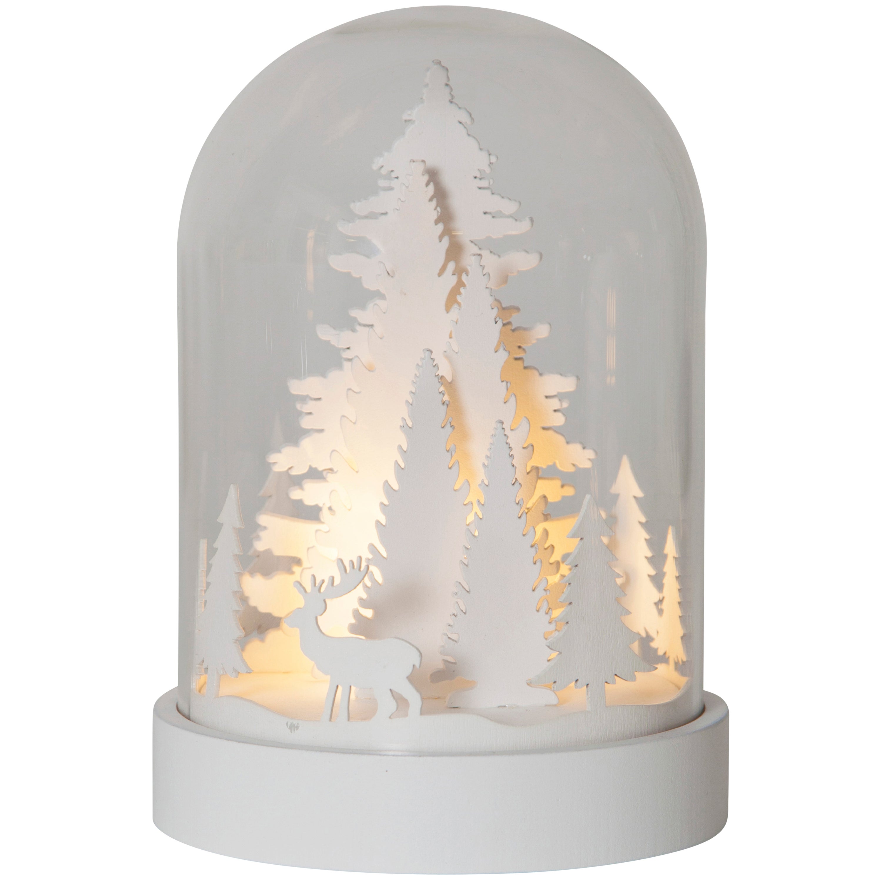 Lantern Dome Reindeer White
