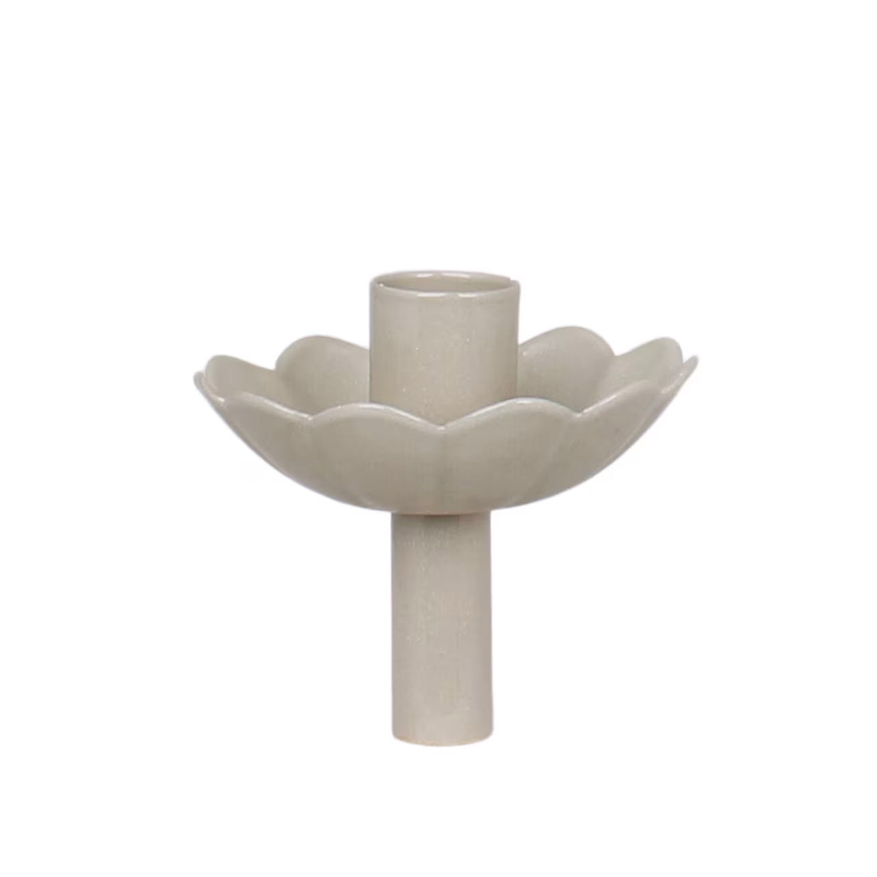 Candle Holder Ingrid Beige