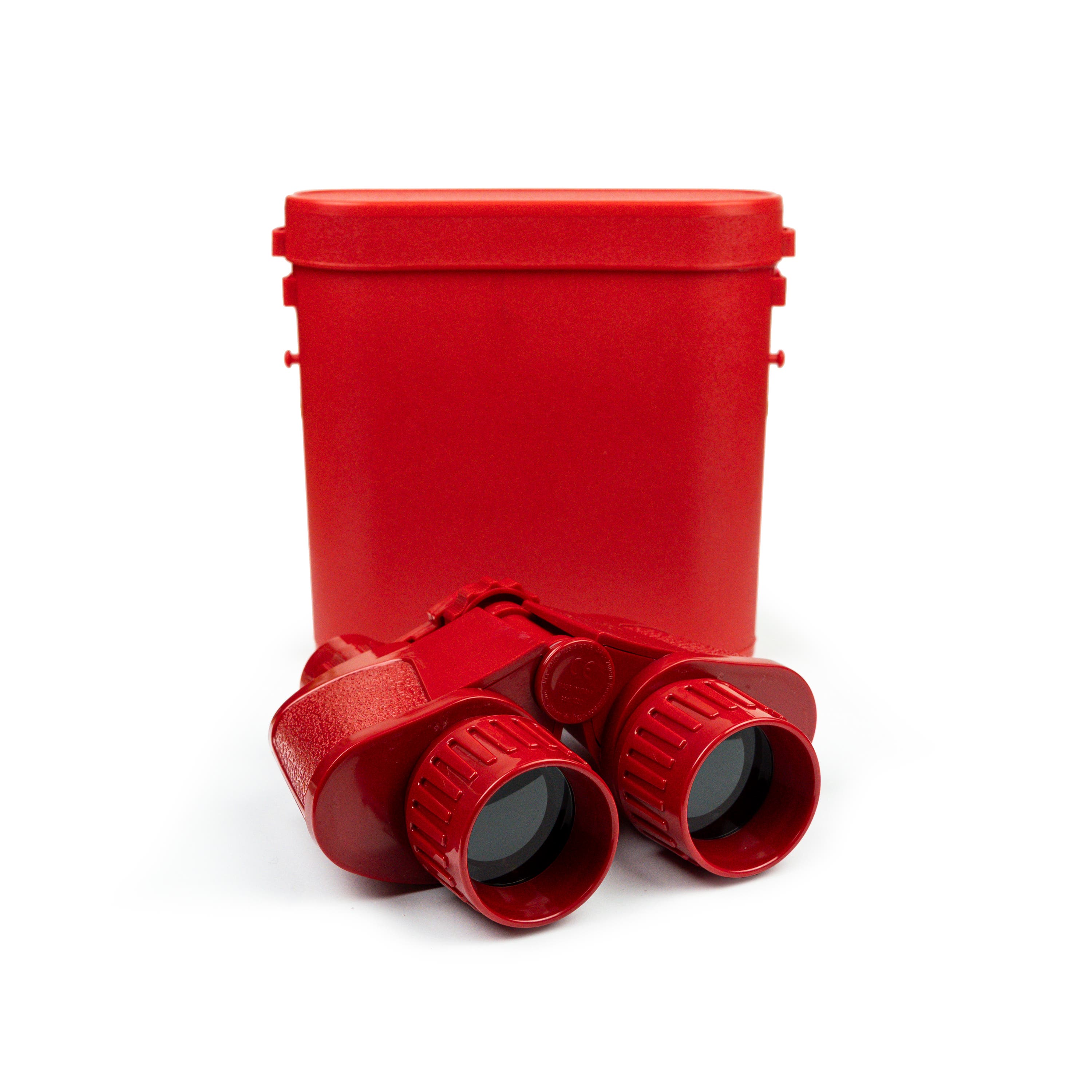 Binoculars with Case Red