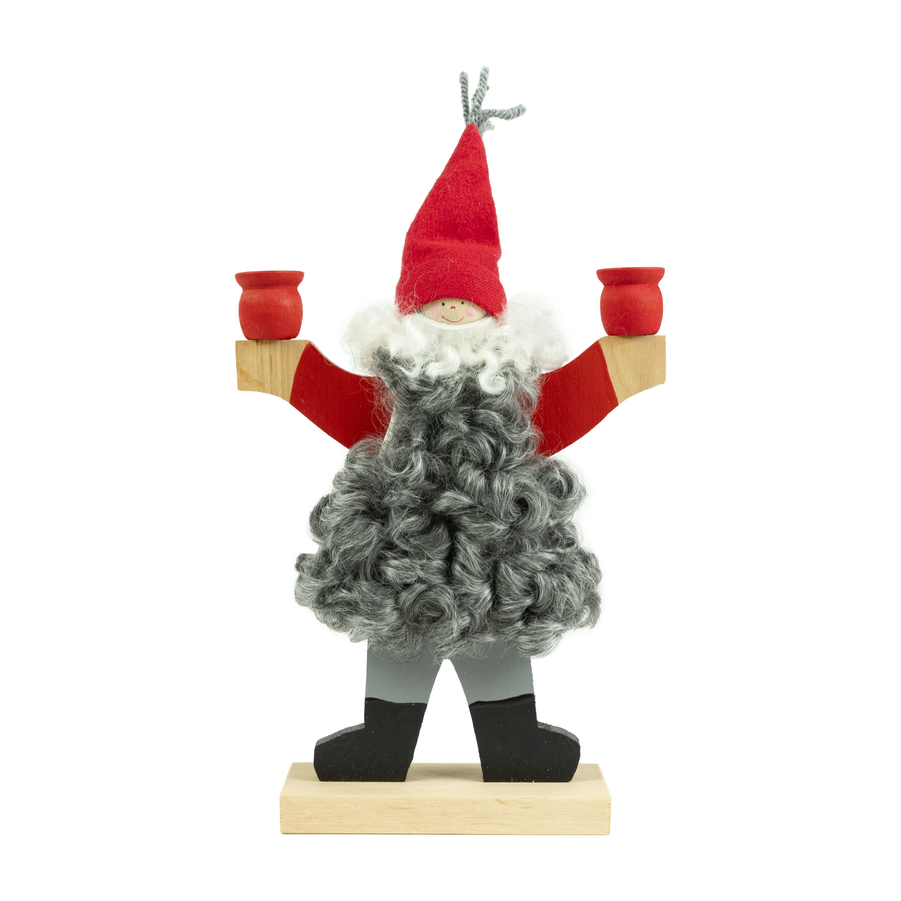 Candle Holder Santa Claus