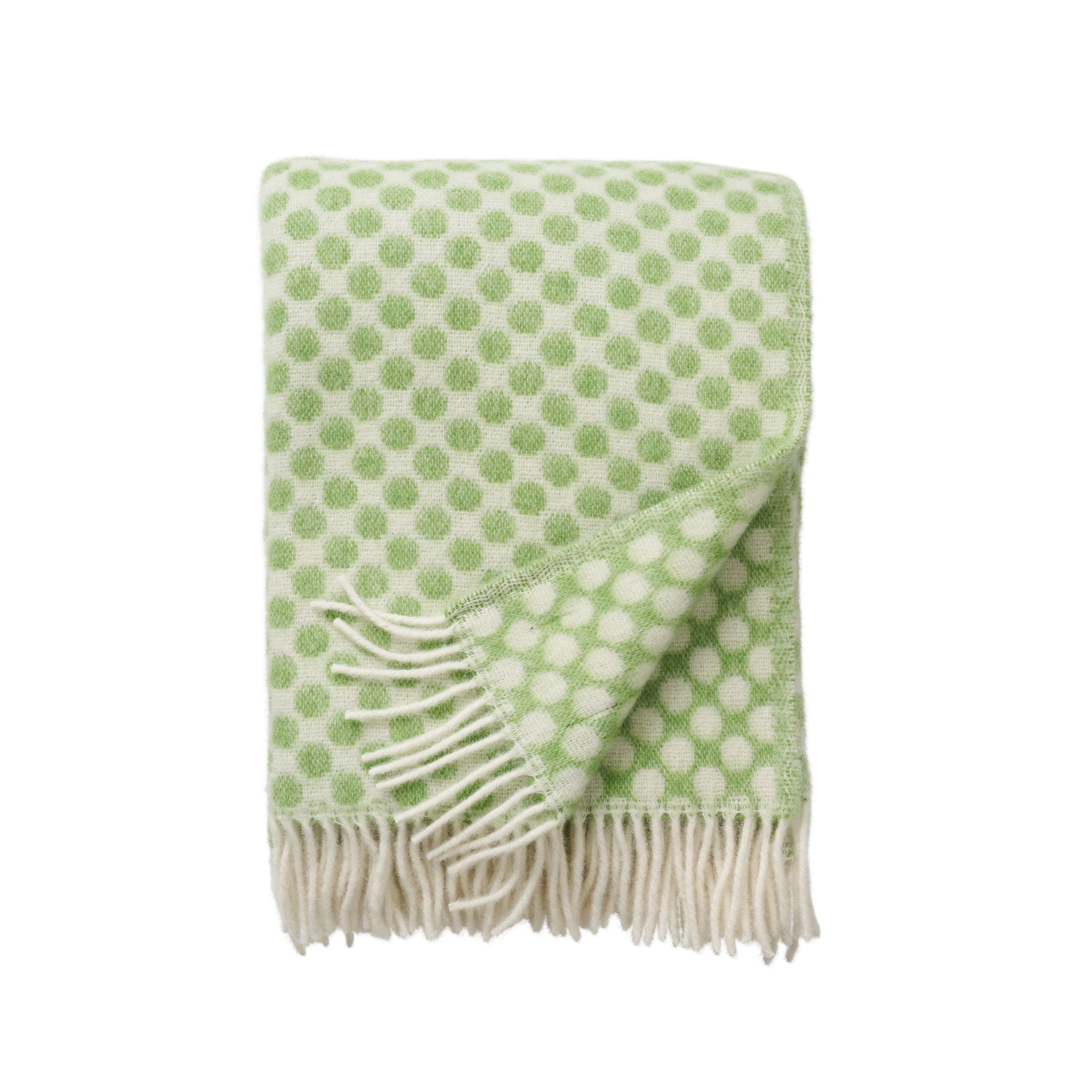 Klippan Pläd Gotland Dots Grön