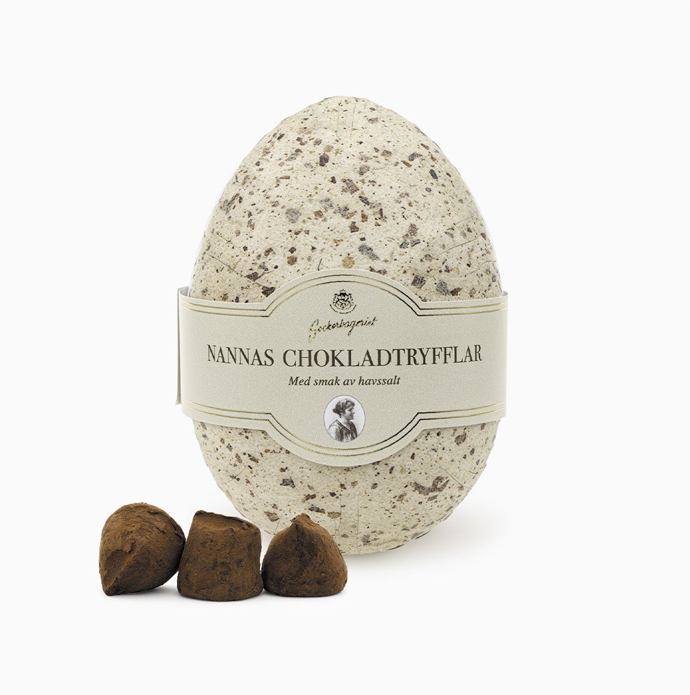 Nannas chokladtryfflar i påskägg