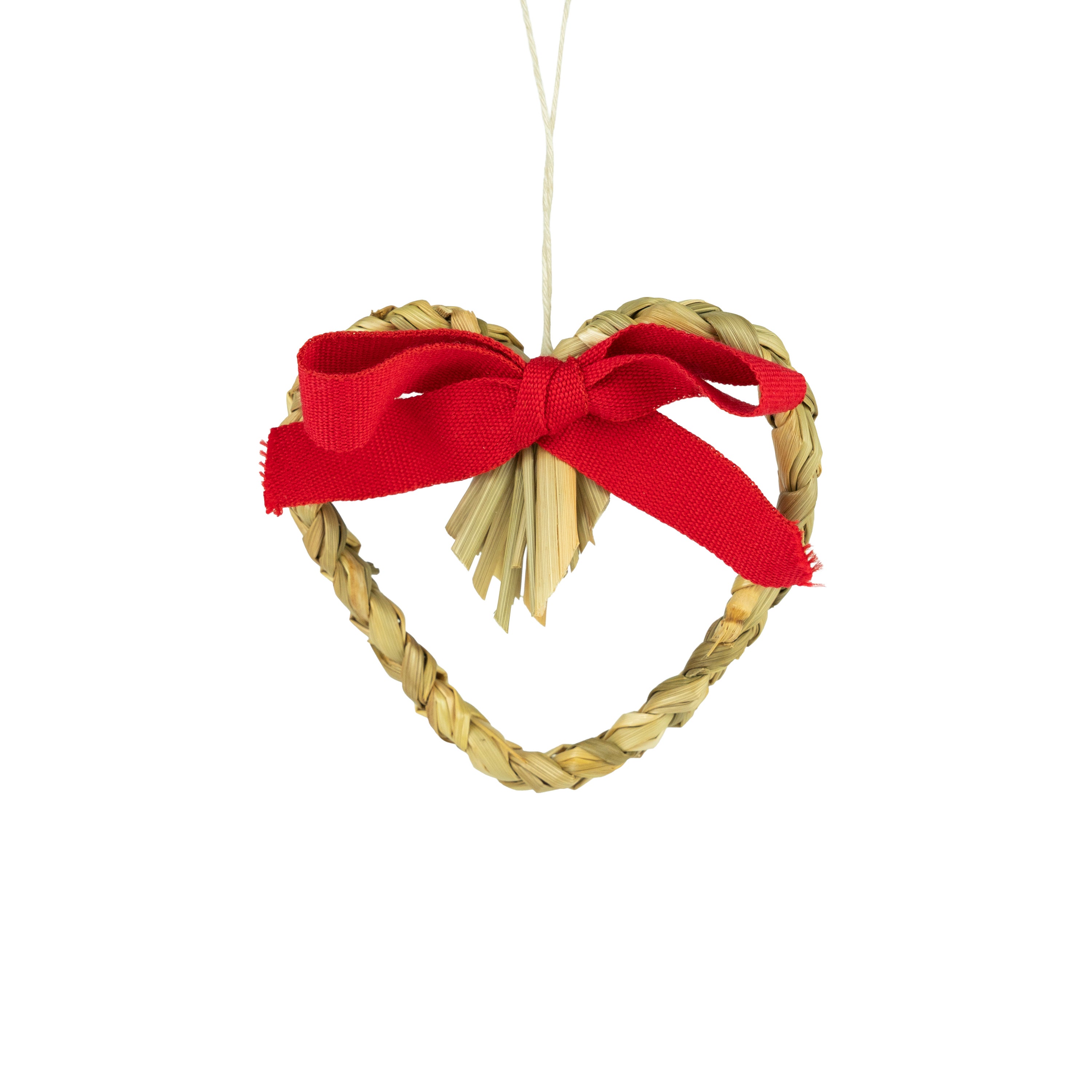 Straw Heart Ornament