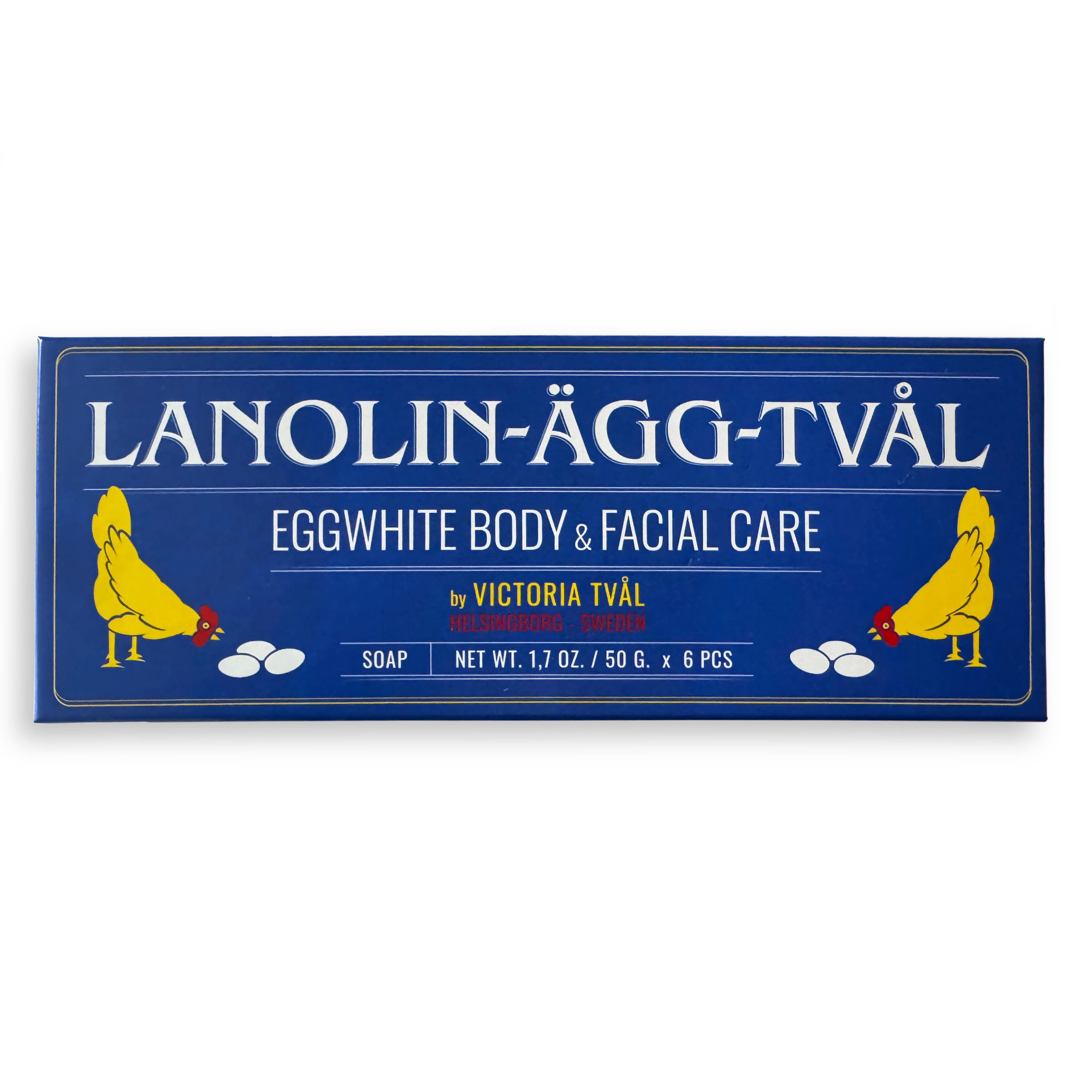 Victoria Lanoline Egg Soap 6-Pack