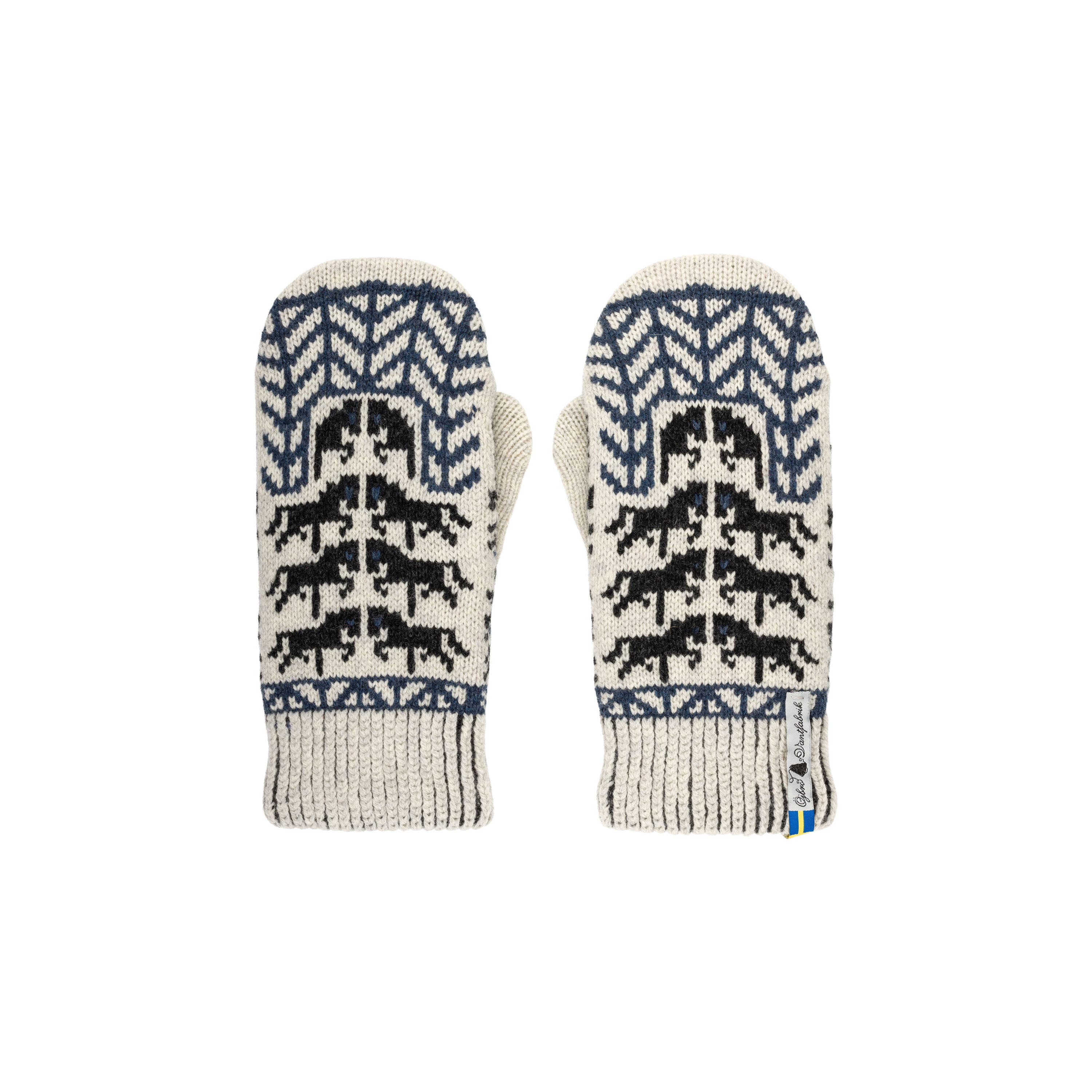 Mitten Merino Wool Gotland Kalk