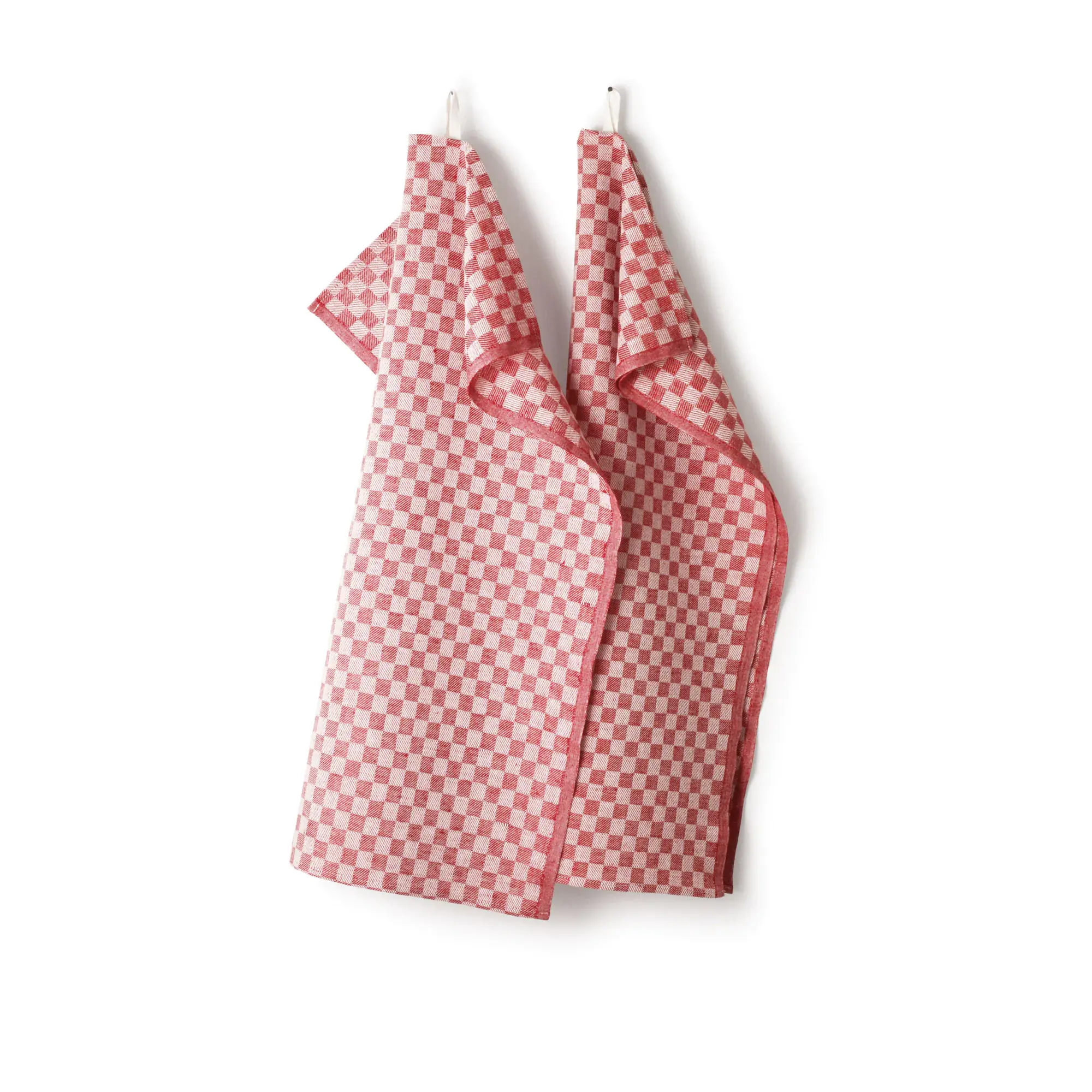 Axlings Towel Check Red 2-Pack 50x70
