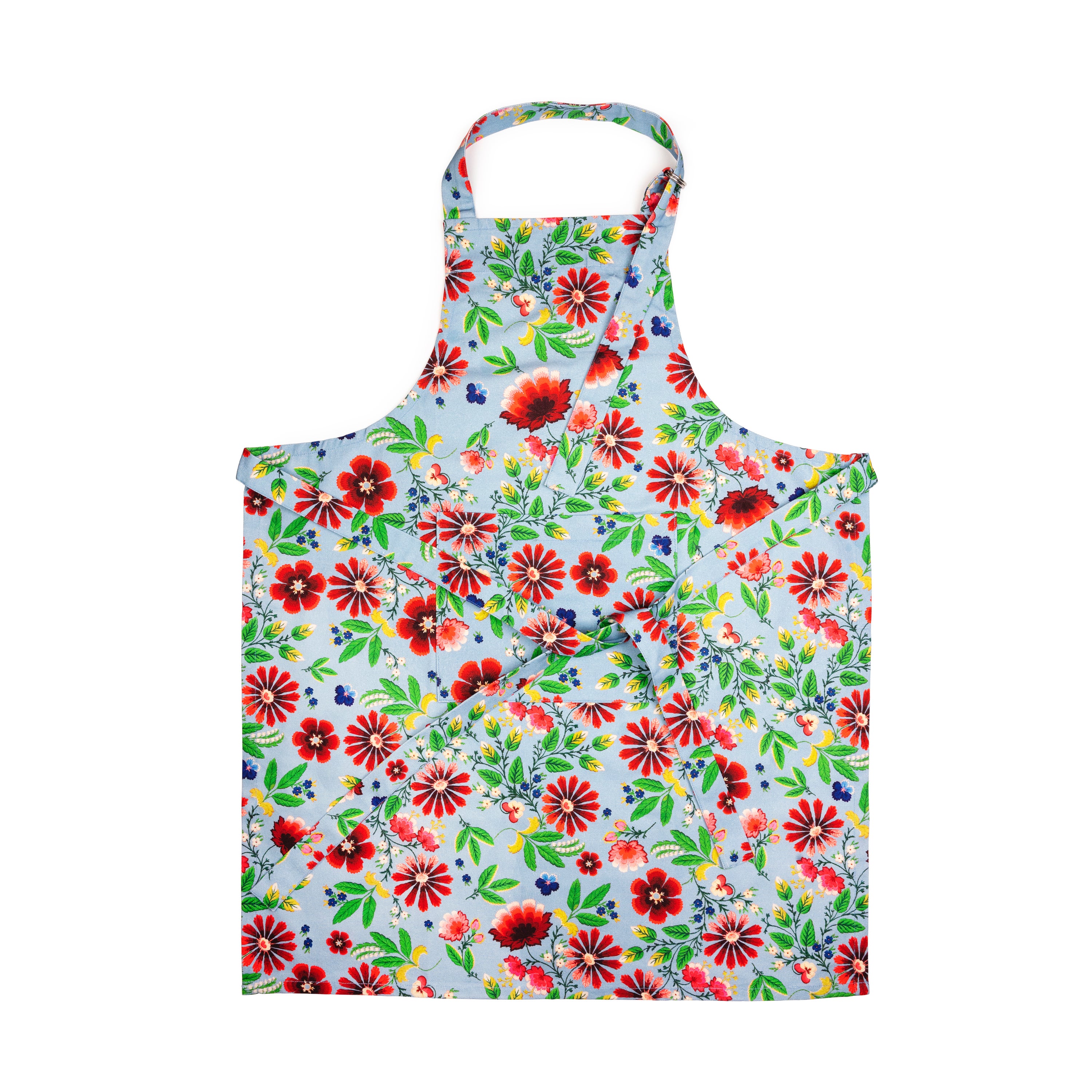 Förkläde Dalafloda Ljusblå