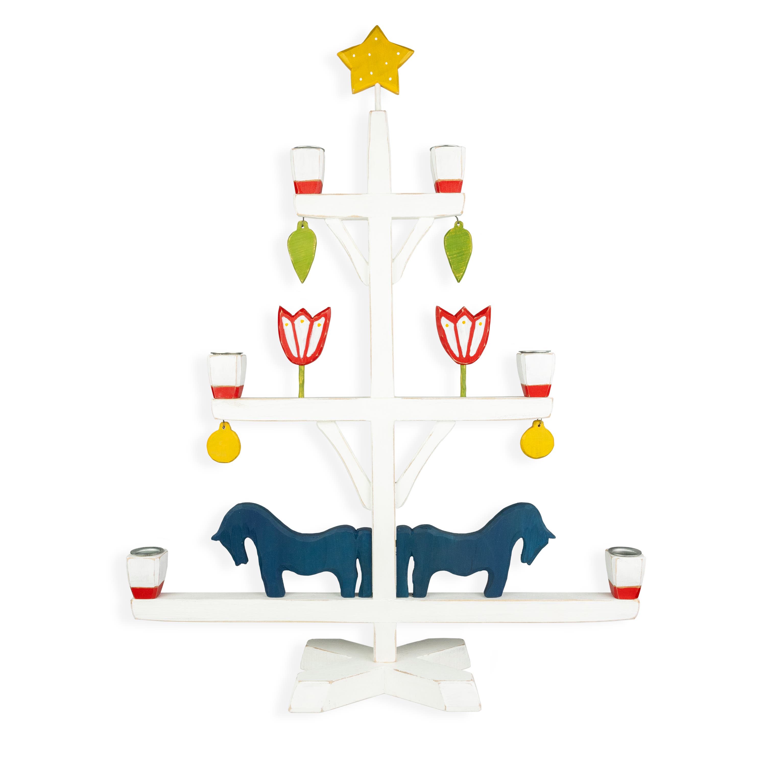 Tree Candleholder White