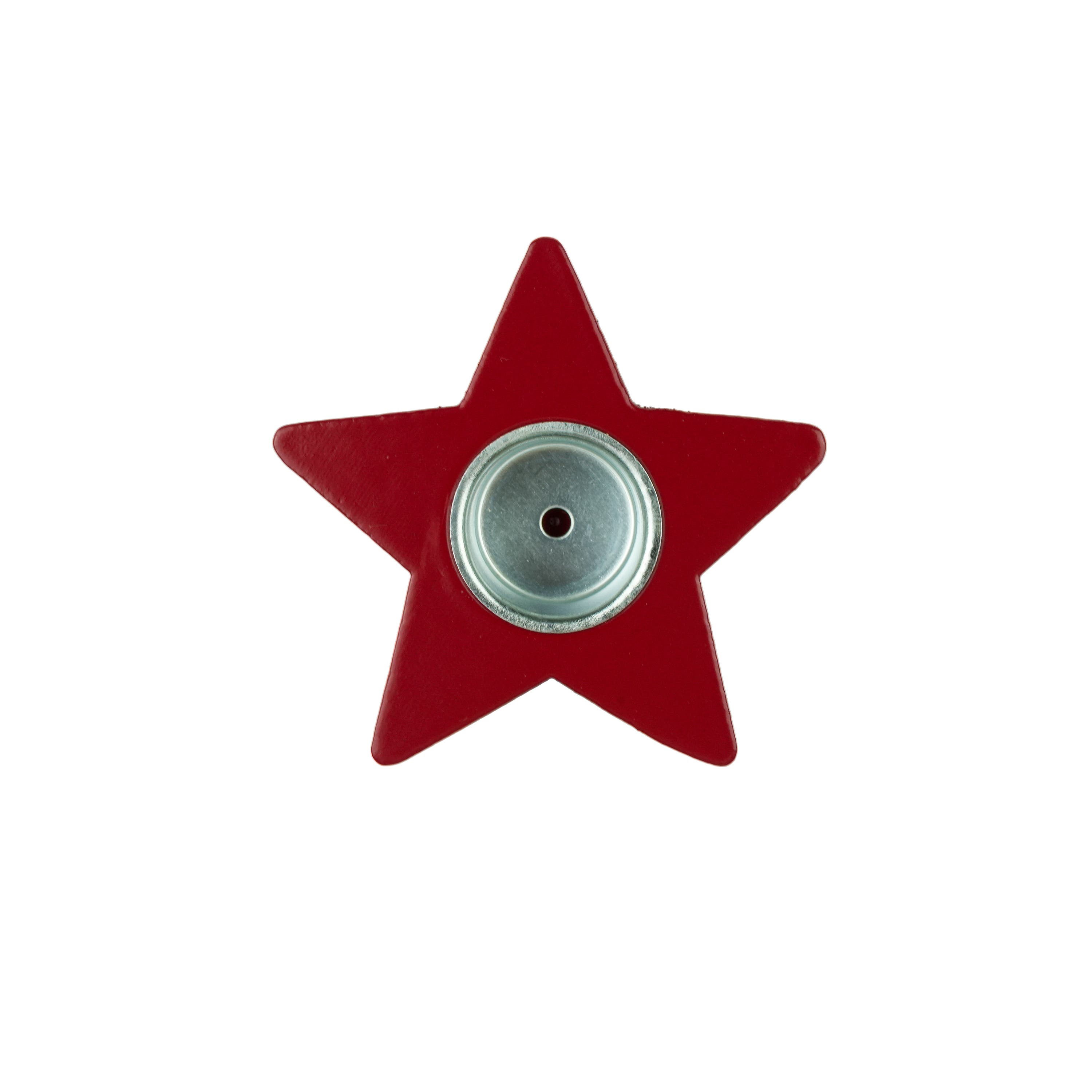 Red Star Candle Holder