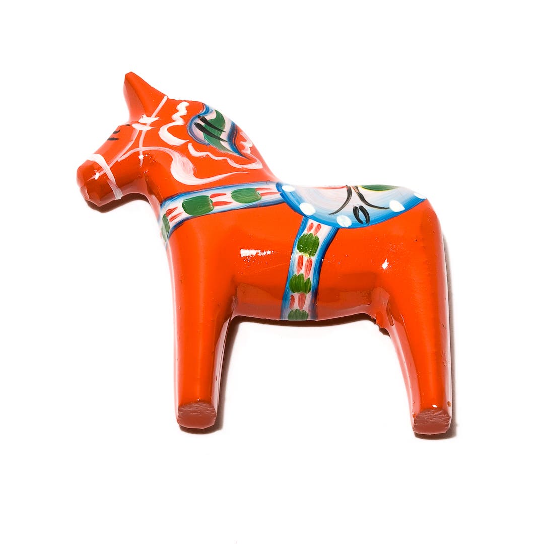 Magnet Dalahorse Red