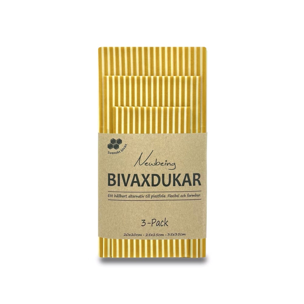 Bivaxduk Rand Gul 3-pack