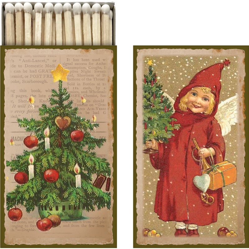 Tändstickor Flicka & Julgran