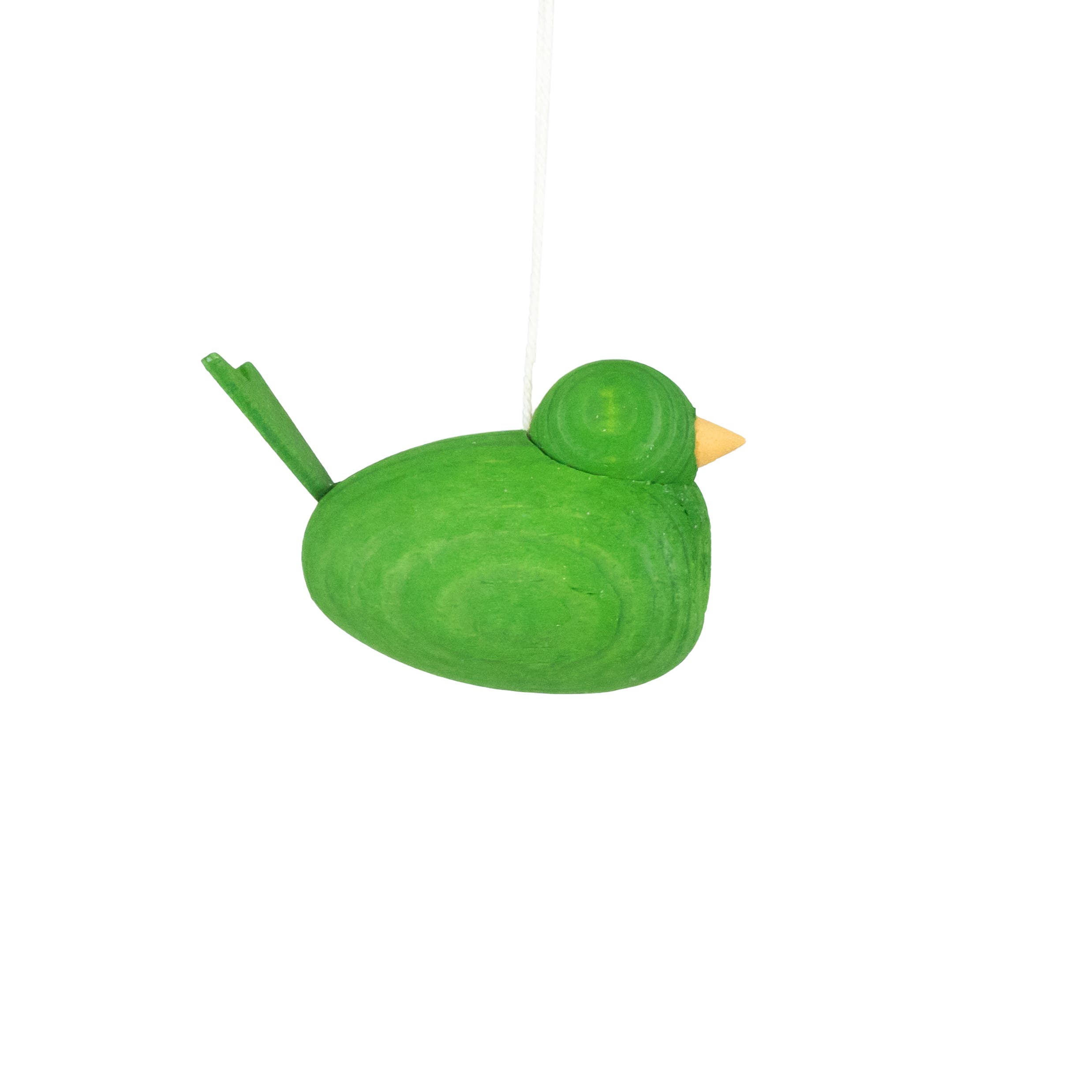 Hanging Bird Ornament Green