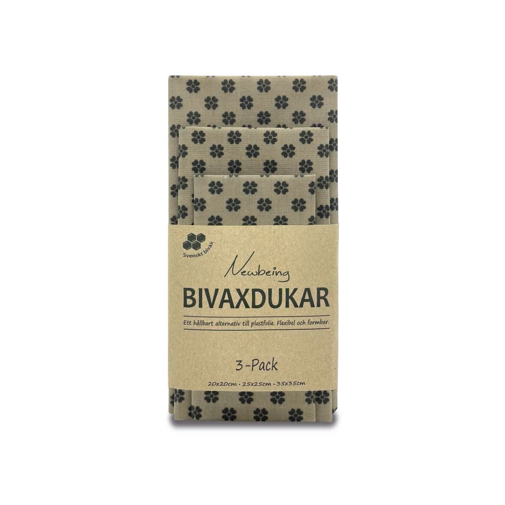 Beeswax Wraps Brown 3-Pack