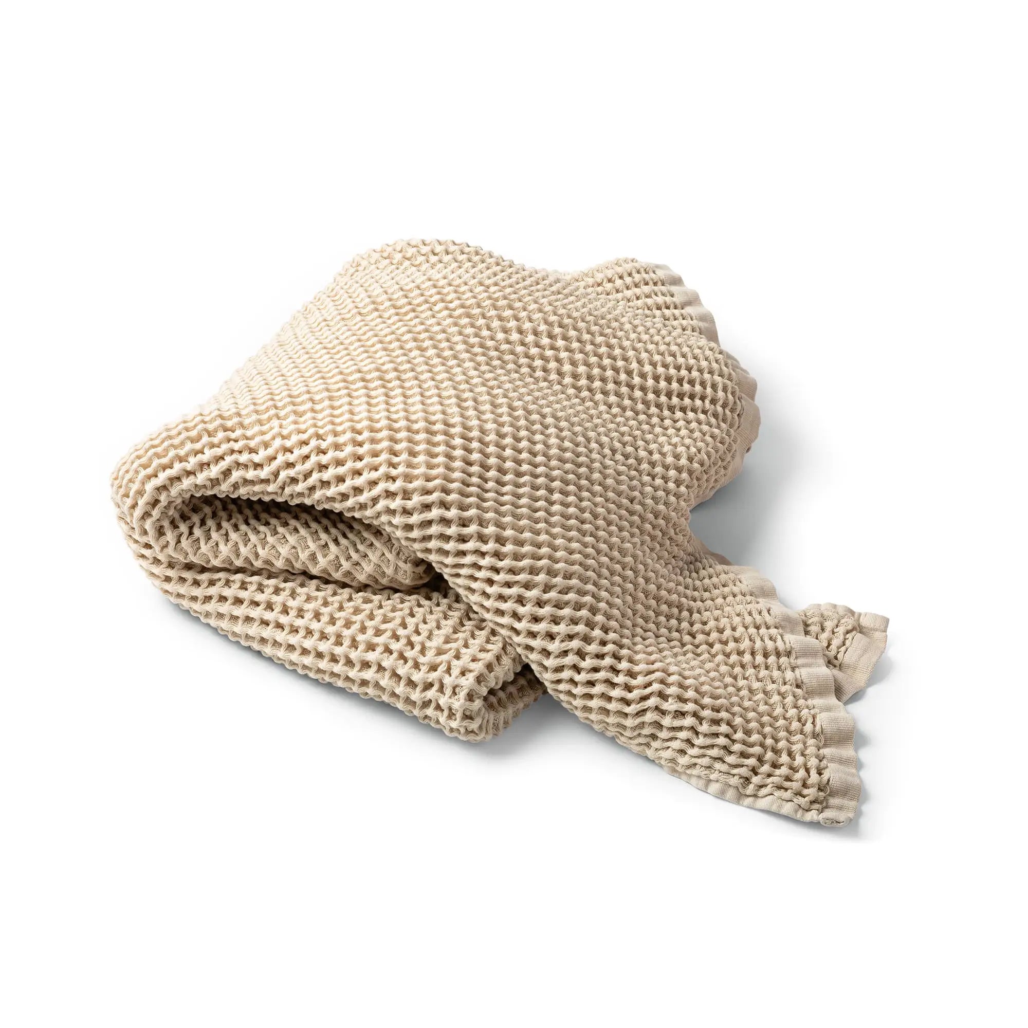 Badhandduk Våffla Créme  70x130