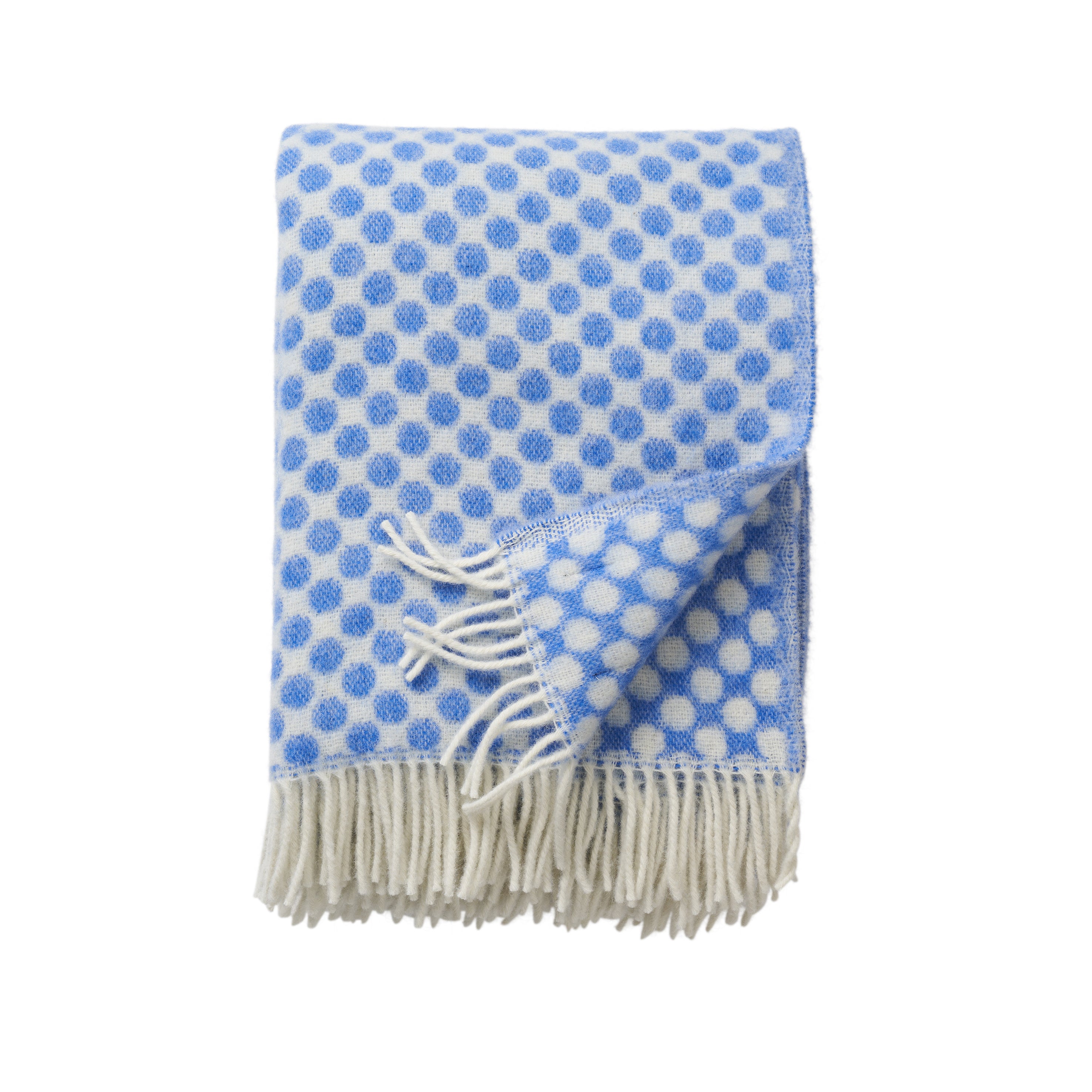 Klippan Blanket Gotland Dots Blue