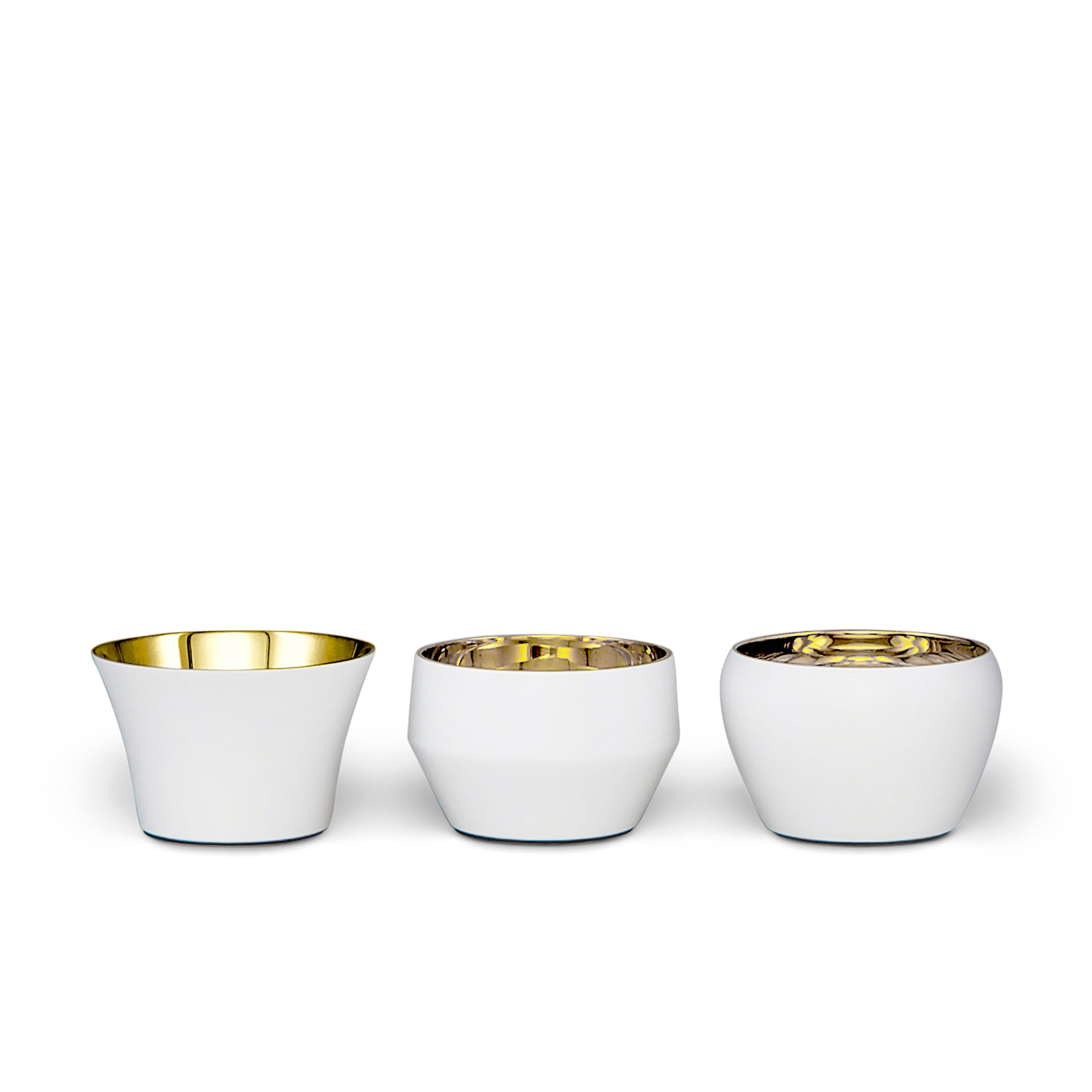 Skultuna Candle Holder Kin 3-Pack White