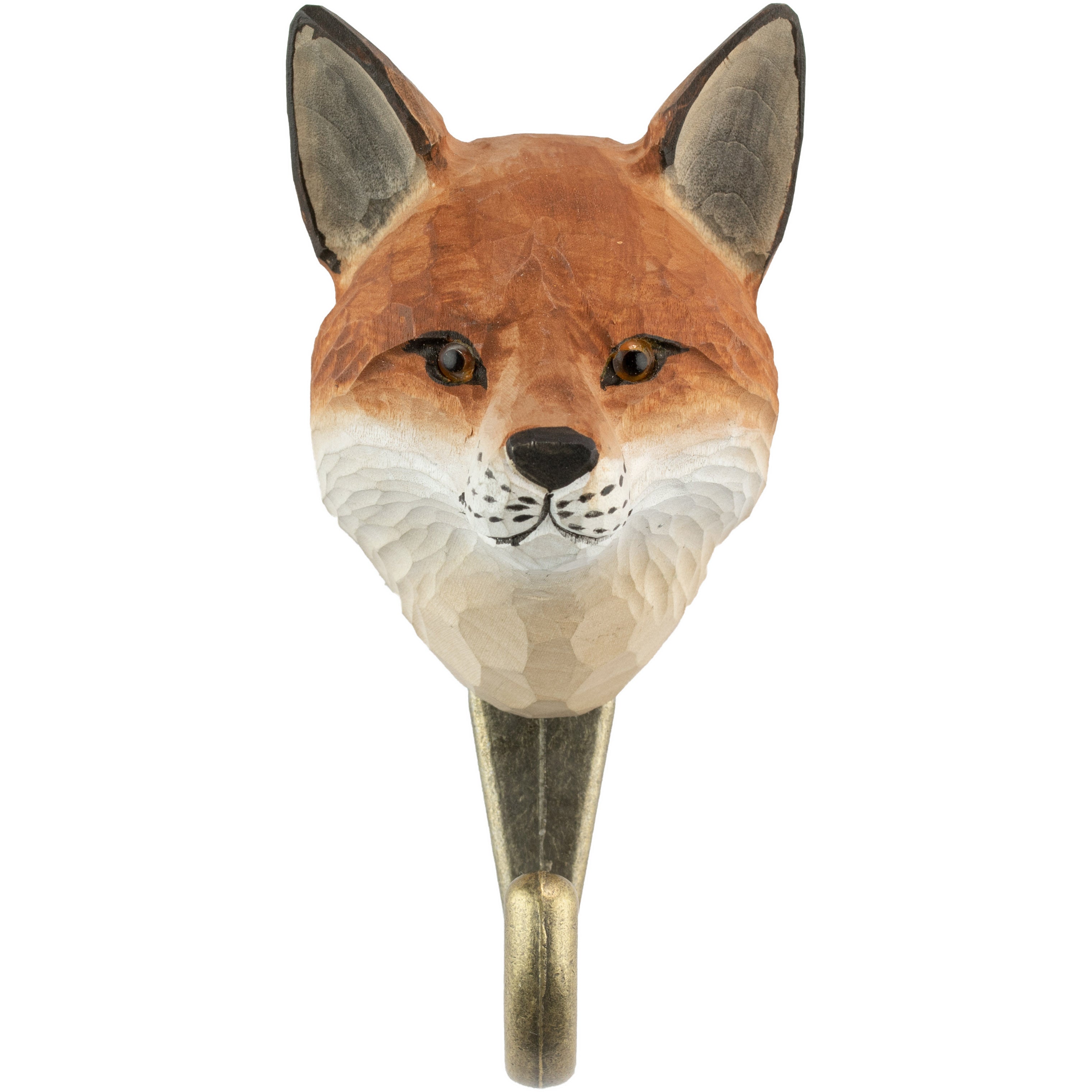 Hand Carved Hook Fox