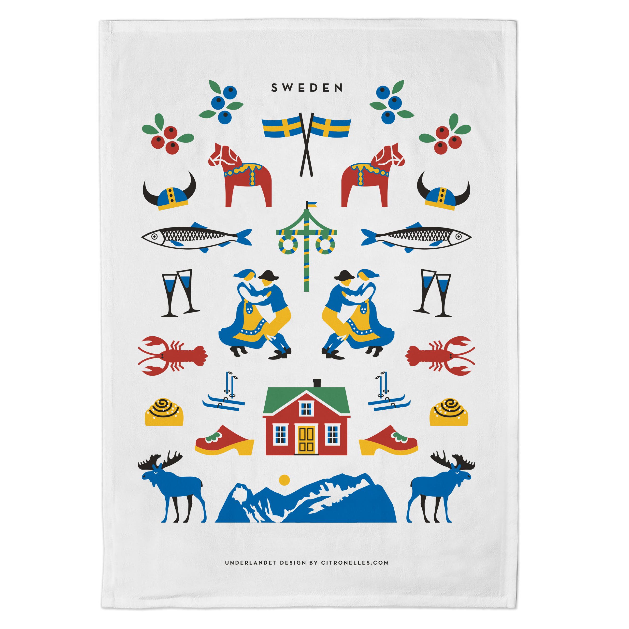 Handduk Sweden Traditions 50×70 cm