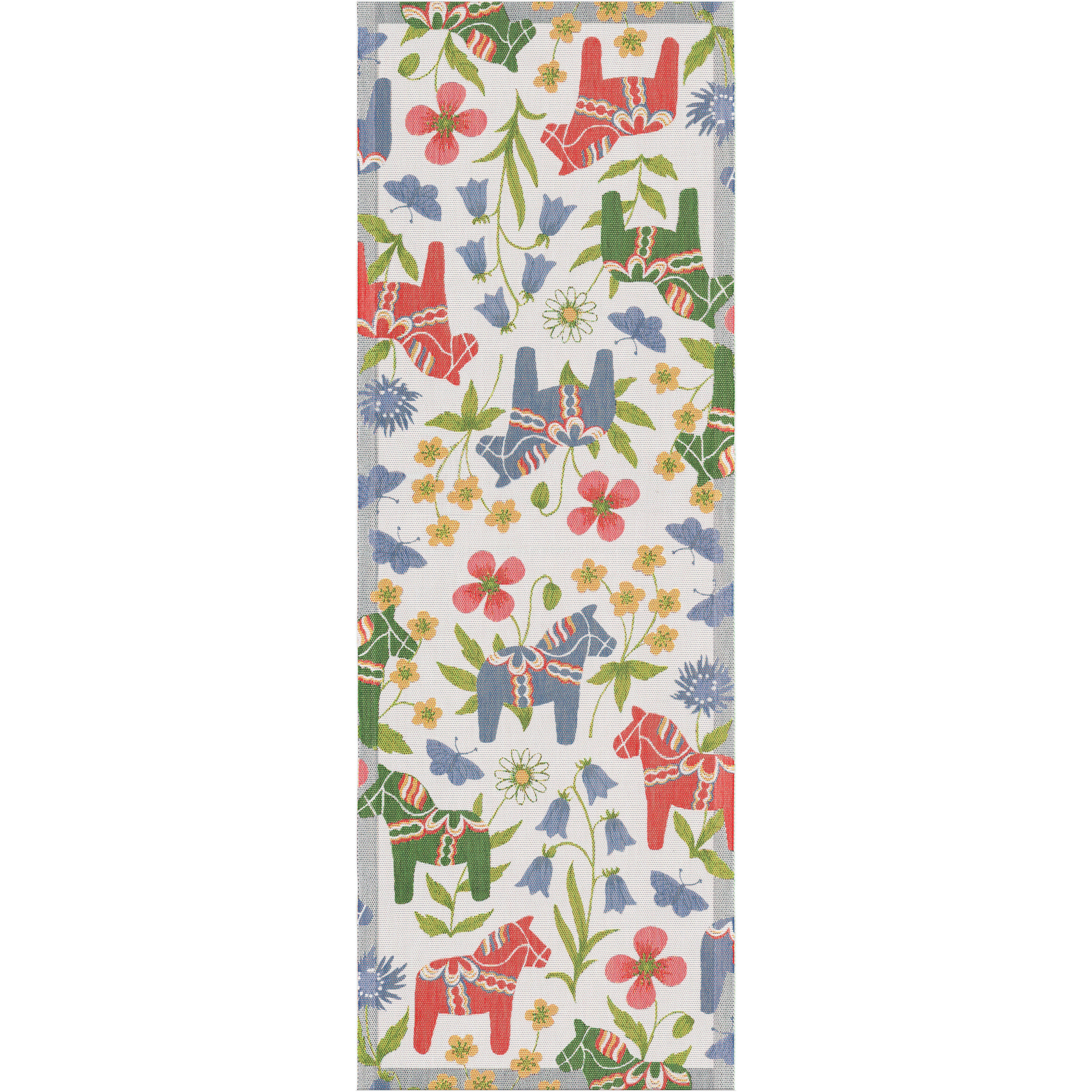 Table Runner Blomsterhäst 35x100